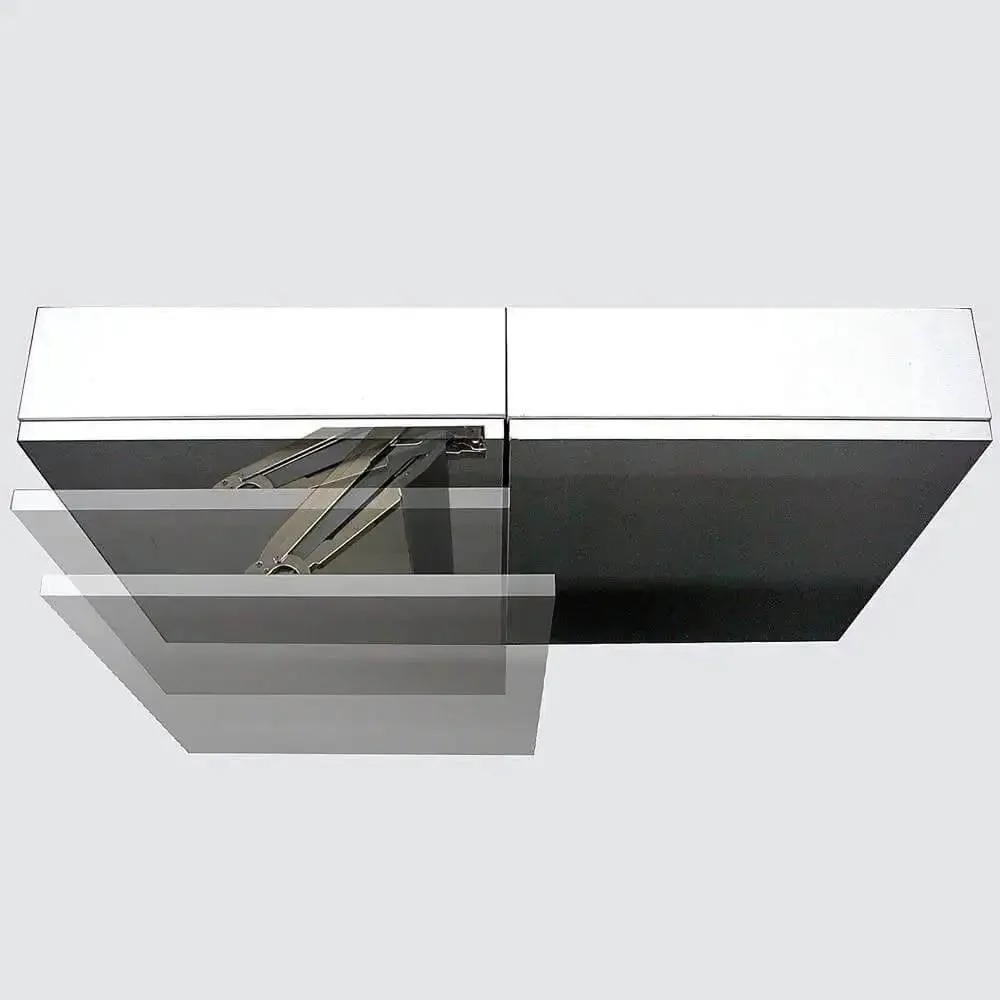 Concealed Lateral Swing Door Hinge Set For Tight Spaces Built Tough Durable Quiet Soft Close Cabinet Hinges Easy To Install Space Saving Sliding Door Hardware For Corner Cabinets - Image 4