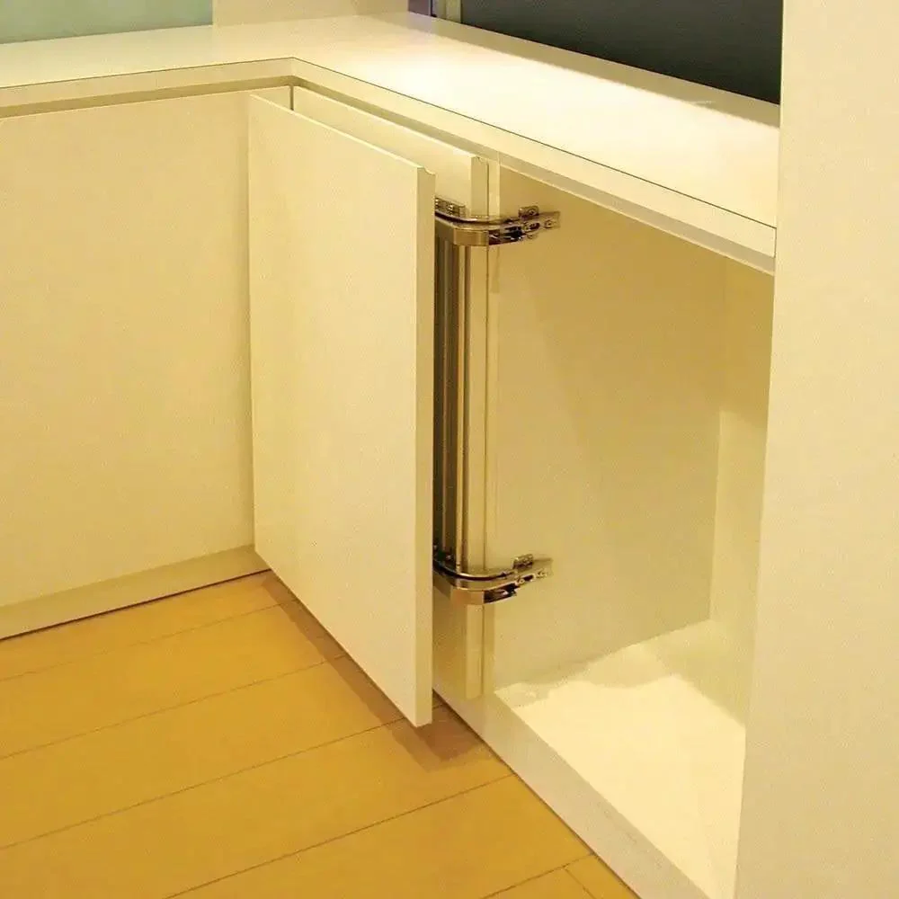 Concealed Lateral Swing Door Hinge Set For Tight Spaces Built Tough Durable Quiet Soft Close Cabinet Hinges Easy To Install Space Saving Sliding Door Hardware For Corner Cabinets - Image 5