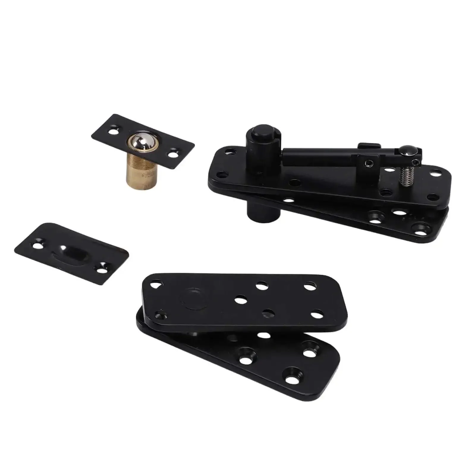 Concealed Pivot Hinge For Secret Doors And Bookcases, Built To Last Heavy Duty 570Lb Load Bearing, 360 Degree Rotation, Silent Operation, Complete Hardware Set With Screws, Ball Joint, Driver - Image 2