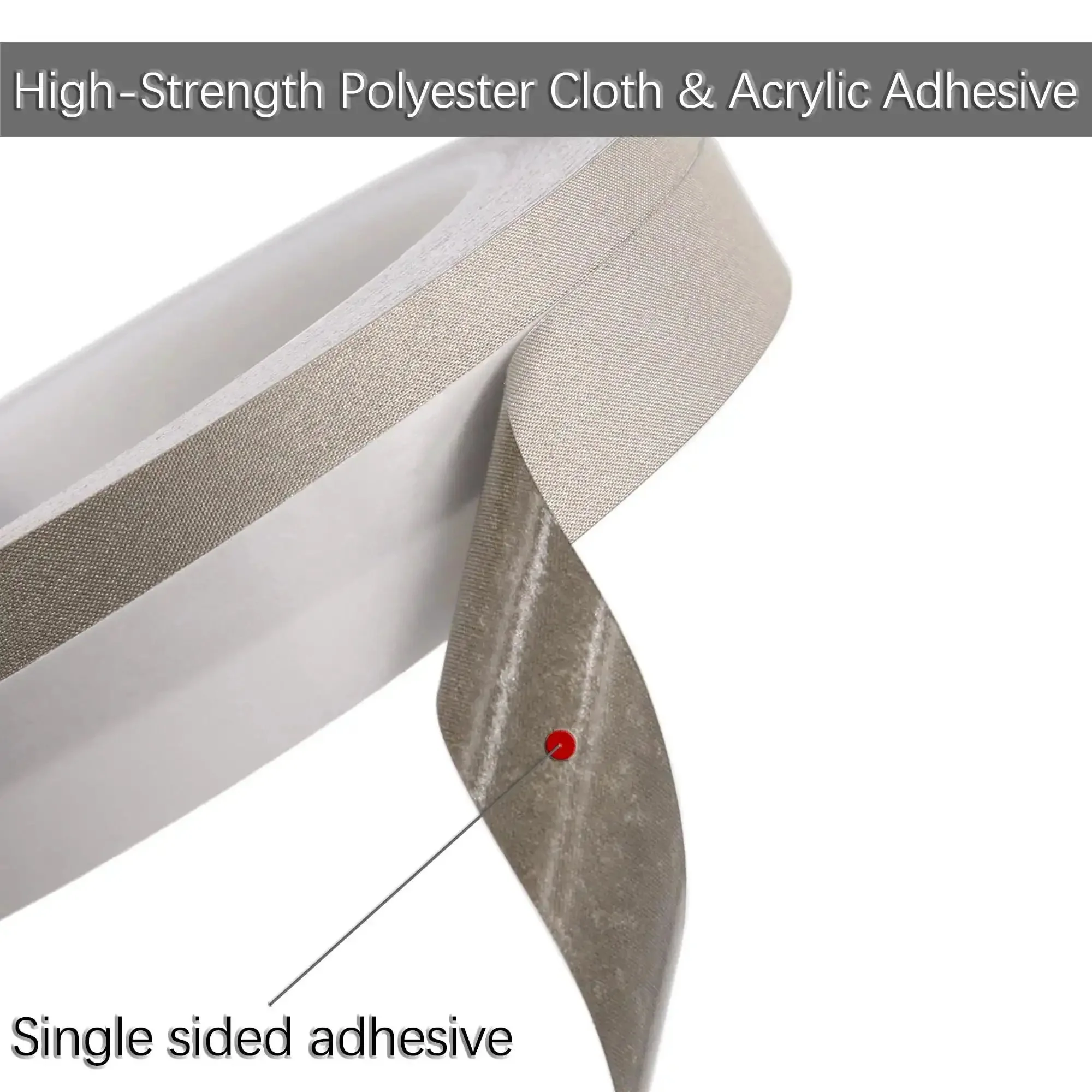 Conductive Cloth Tape For EMI Shielding And Signal Blocking, 10mm Wide By 20M Long, Faraday Grade Copper Nickel Fabric Tape For Laptop Mobile Phone LCD Repair, Cable Harness Wrapping, Wire Harnessing, And Reliable Electrical Contact - Image 4