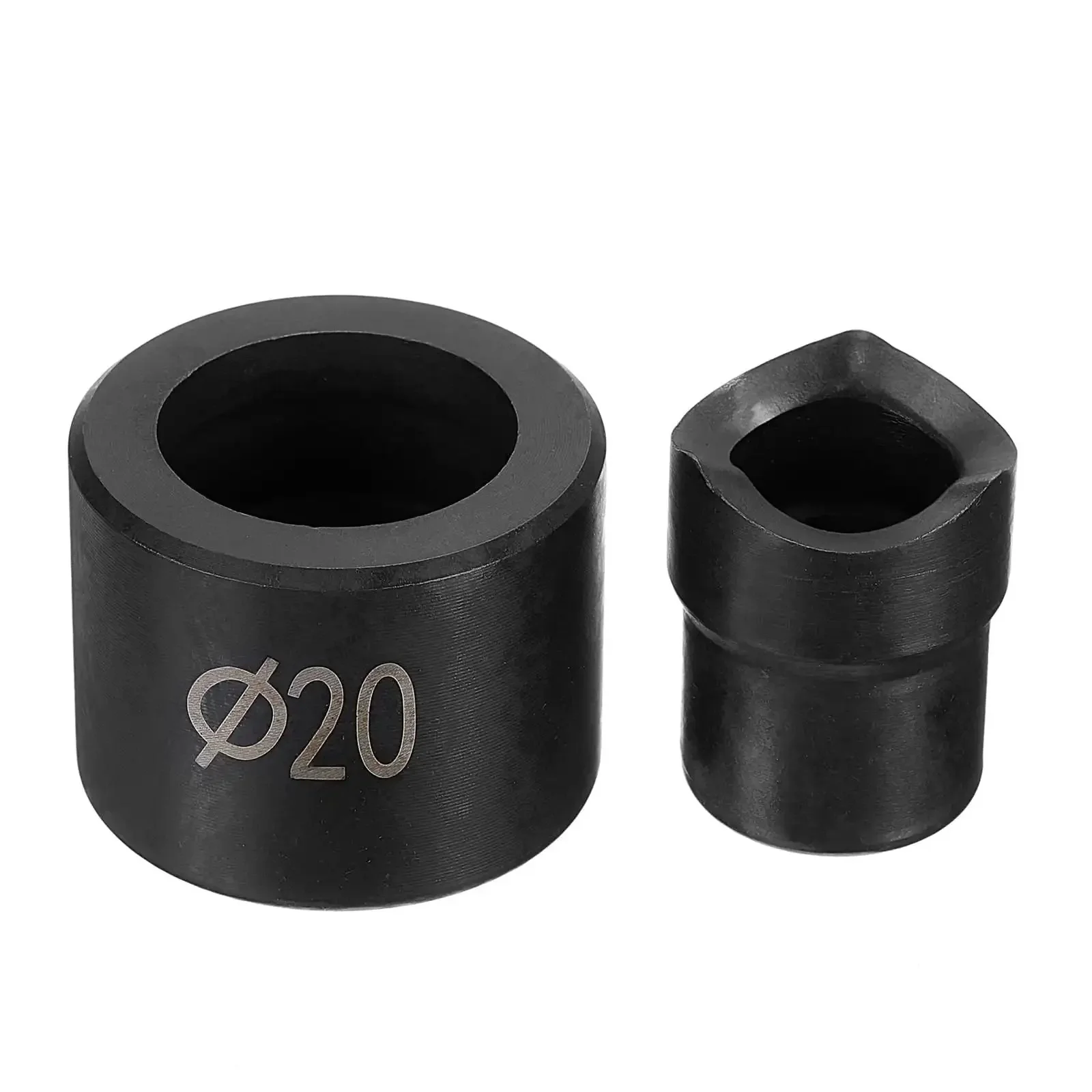 Conduit Punch and Die Set for Hydraulic Knockout Driver, 20mm Hole Cutter in Chrome Steel, Heavy Duty Manual Knockout Tool with 31mm Lower Die, 18mm Upper Die, 25mm Upper Die, 0.79 Inch Hole Capacity for Fast, Clean Conduit Cuts