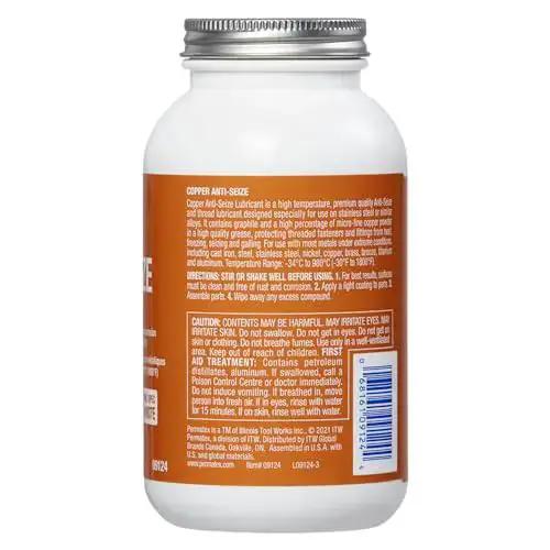 Copper Anti-Seize Compound With Micro Fine Copper Flakes In A Semi-Synthetic Grease Carrier 454 g Electrically Conductive Heavy-Duty Anti-Seize For Threaded Fasteners And Mechanical Assemblies - Image 4