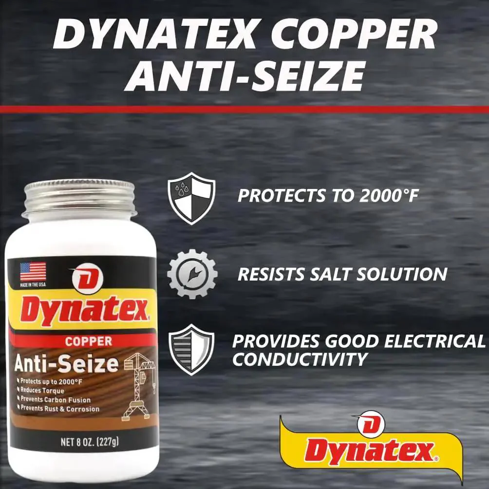 Copper Anti Seize Paste 8 Oz Can Heavy Duty Lubricant For Threads And Fasteners Protects Against Extreme Heat Pressure Steam Water Prevents Galling Seizing And Corrosion Two Pack - Image 4