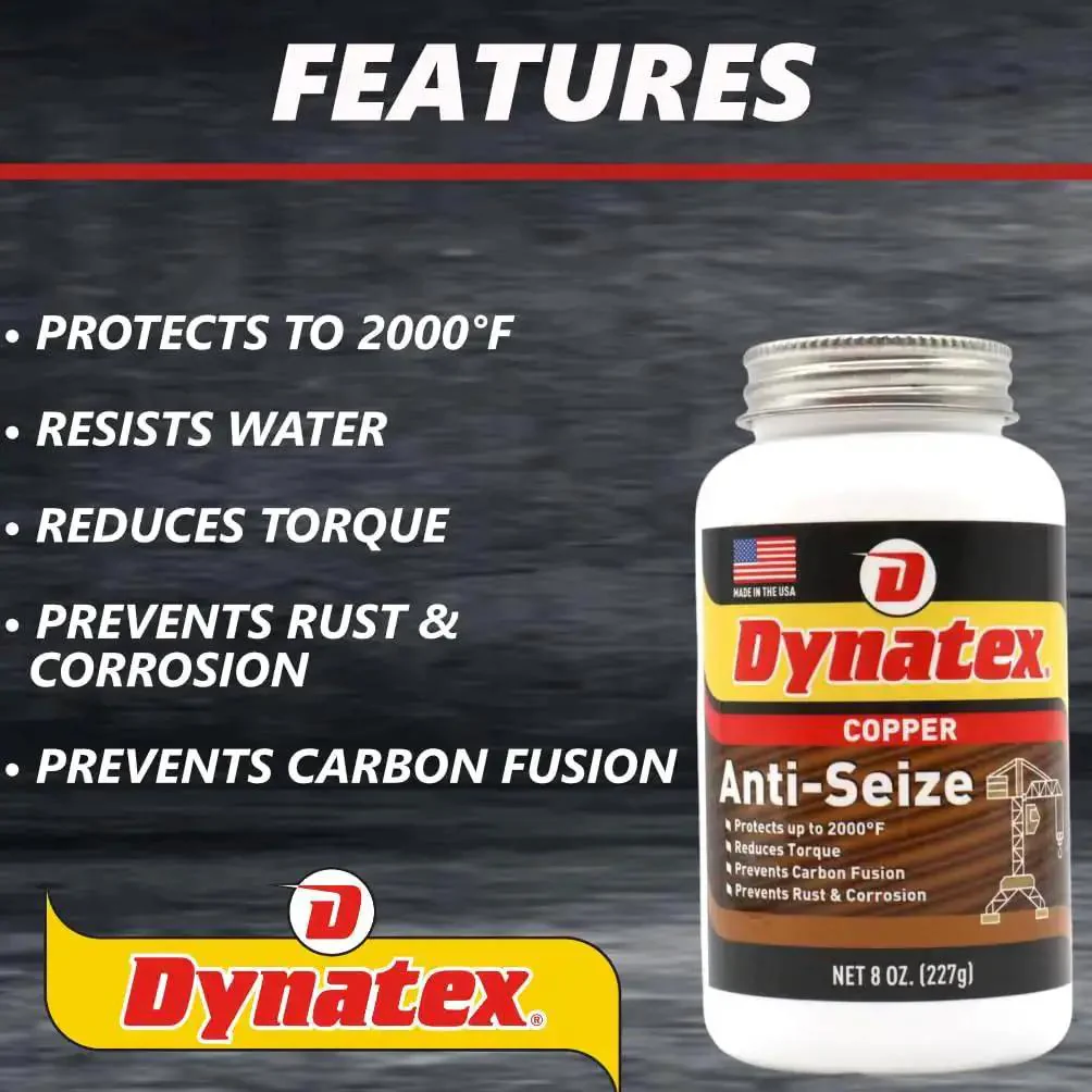 Copper Anti Seize Paste 8 Oz Can Heavy Duty Lubricant For Threads And Fasteners Protects Against Extreme Heat Pressure Steam Water Prevents Galling Seizing And Corrosion Two Pack - Image 7