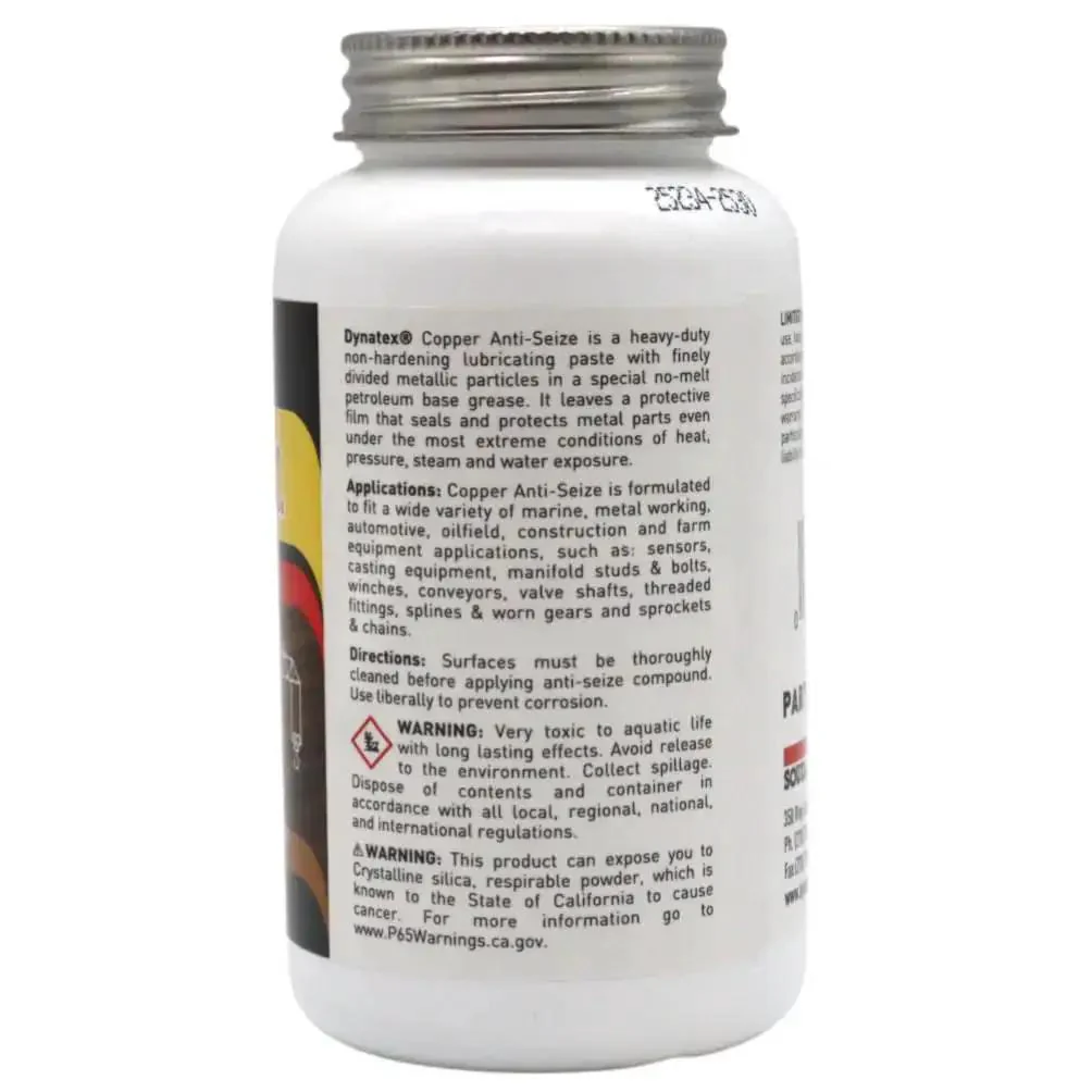 Copper Anti Seize Paste 8 Oz Can Heavy Duty Lubricant For Threads And Fasteners Protects Against Extreme Heat Pressure Steam Water Prevents Galling Seizing And Corrosion Two Pack - Image 9