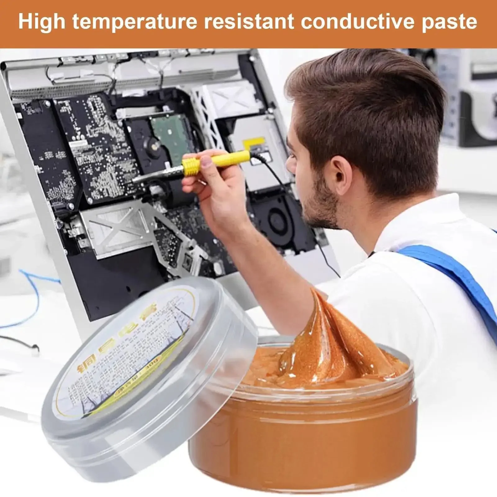 Copper Conductive Grease For Electrical Contacts And Automotive Systems With Extreme Temperature Resistance From Minus Forty To One Thousand Degrees Celsius And Anti Seize Formula For Superior Conductivity And Heavy Duty Lubrication - Image 6
