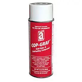 Copper Graphite Anti-Seize Compound Aerosol 1800F 16oz High Temp Lubricant for Fasteners Gaskets Exhaust and Pipe Fittings Lot of 12 Perfect for Automotive Industrial and Heavy-Duty Boss-Grade Jobs