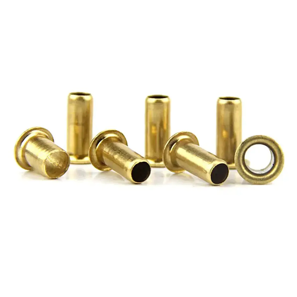 Copper Hollow Rivets Kit For Circuit Boards M0.9 M1.3 M1.5 M1.7 Mixed Sizes For PCB Nails Grommet Tool Three Eighth Inch No Fuss Fast Easy Soldering And Secure Mounting - Image 2