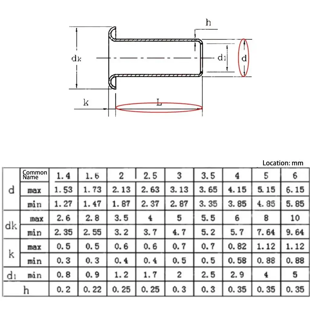 Copper Hollow Rivets Kit For Circuit Boards M0.9 M1.3 M1.5 M1.7 Mixed Sizes For PCB Nails Grommet Tool Three Eighth Inch No Fuss Fast Easy Soldering And Secure Mounting - Image 3