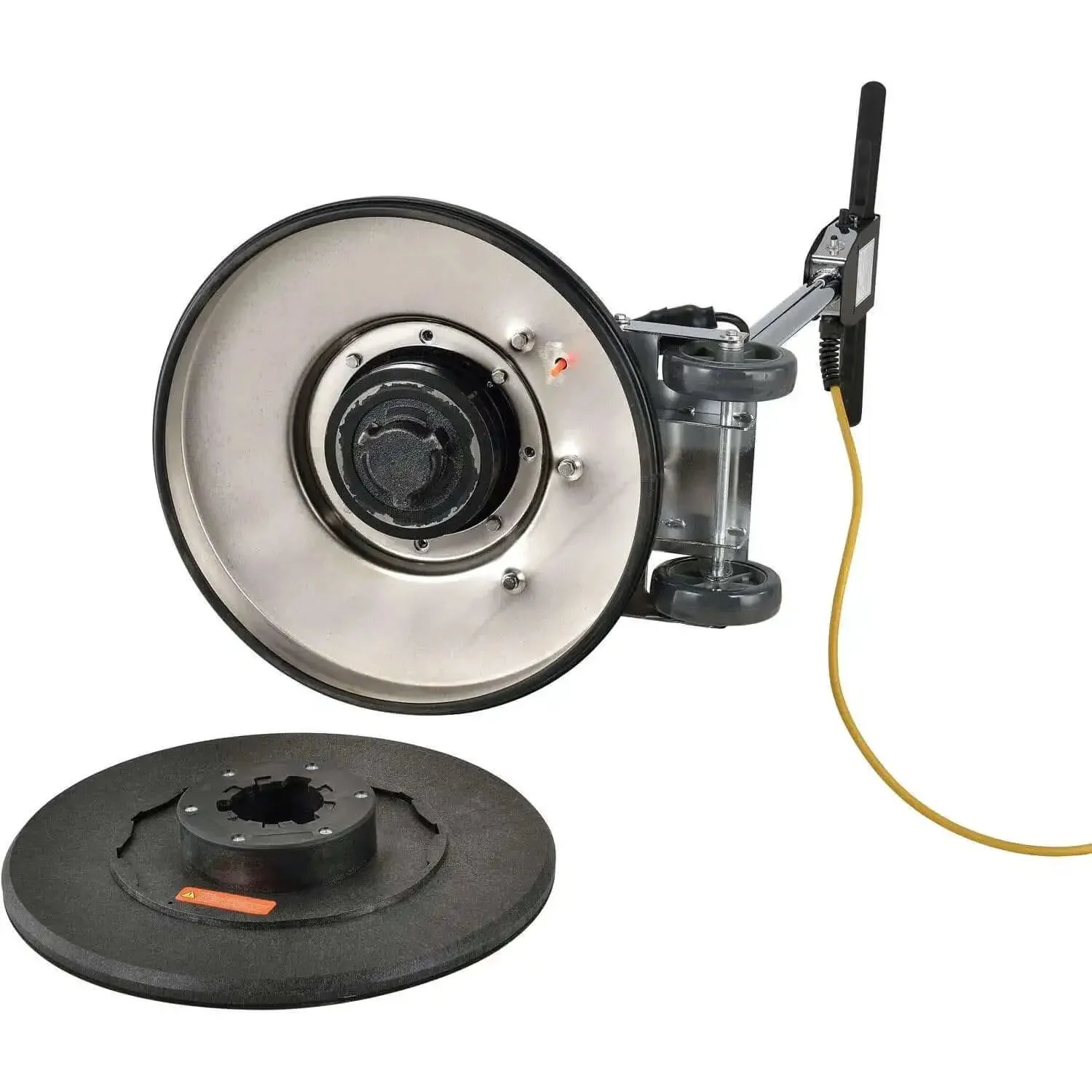Corded Dual Speed Floor Machine Workhorse With 20 Inch Cleaning Width Stainless Steel Build Heavy Duty 1.5 HP Motor All Steel Gearbox And 50 Foot Safety GFCI Power Cord For Versatile Commercial Floor Care - Image 2