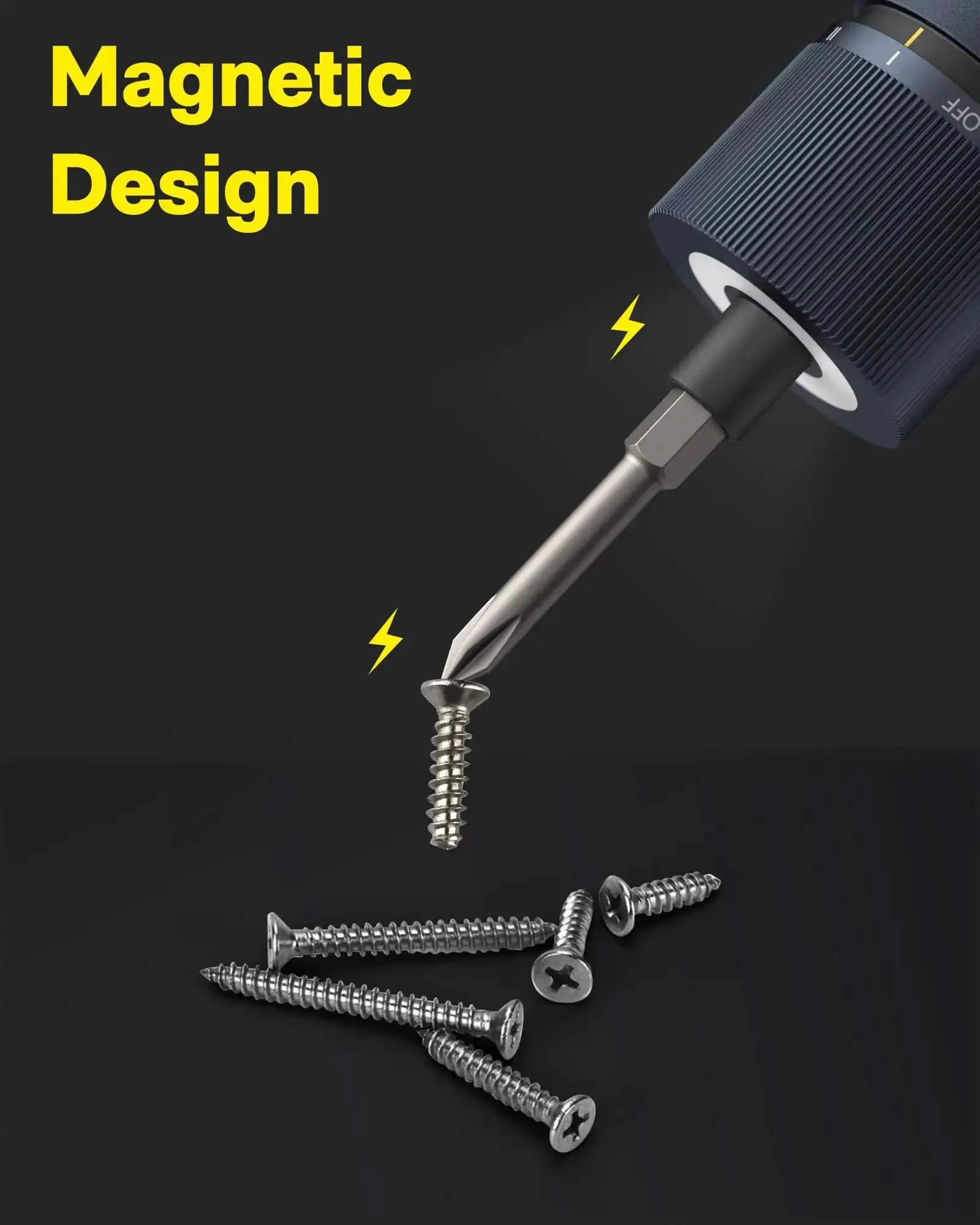 Cordless Electric Screwdriver Kit With USB C Charge, 3.6V Power, One Quarter Inch Hex Bits, Three Torque Settings, 1500mAh Battery, LED Light, Magnetic Bit Holder, The Go To Tool For Furniture And Electrical Repairs - Image 6
