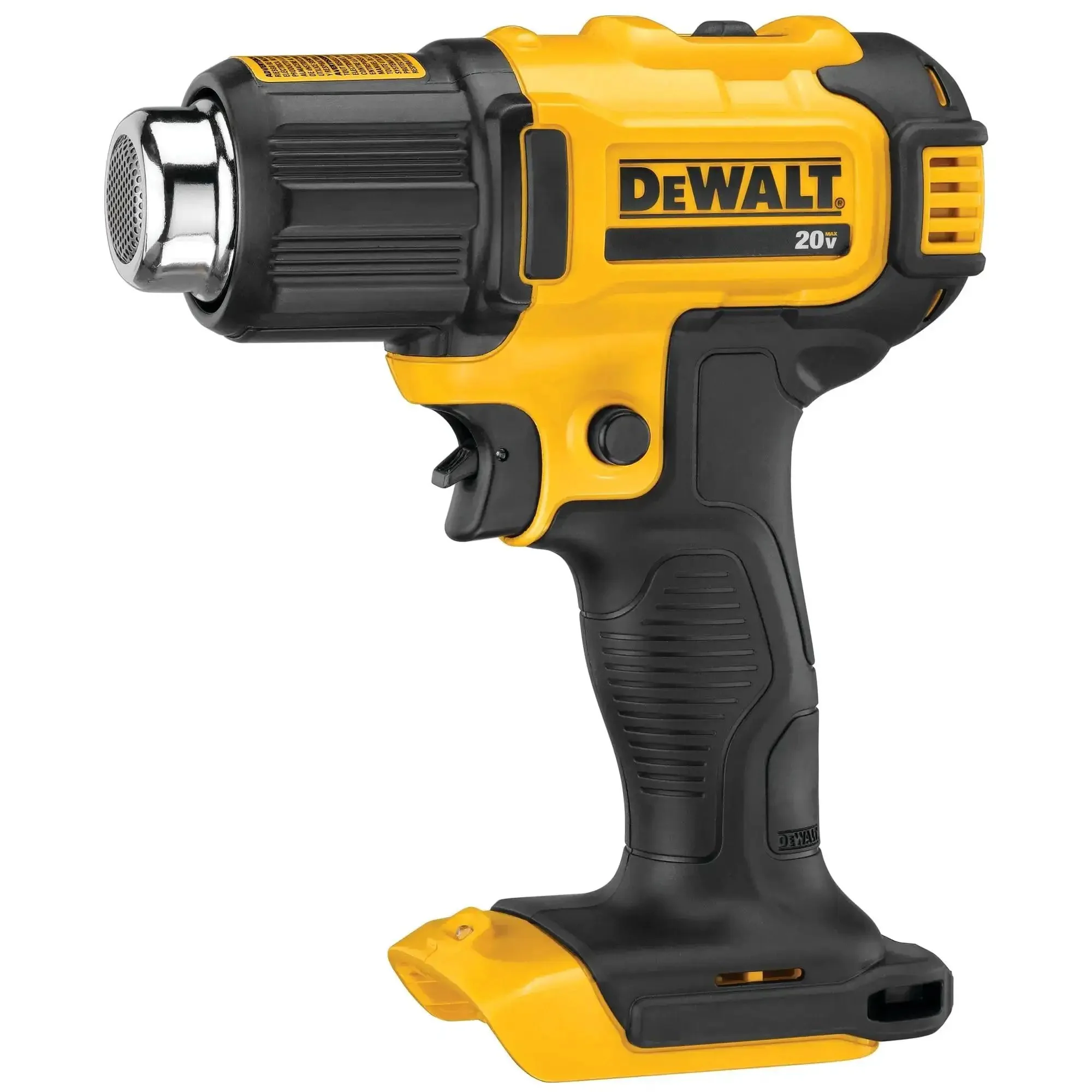 Cordless Heat Gun With LED Light And Lock On Convenience, No Cord, All Power, Hits Up To 990 Fahrenheit, Roughly 42 Minutes Runtime Per Charge, Includes Flat And Hook Nozzle Attachments, Tool Only DCE530B - Image 9