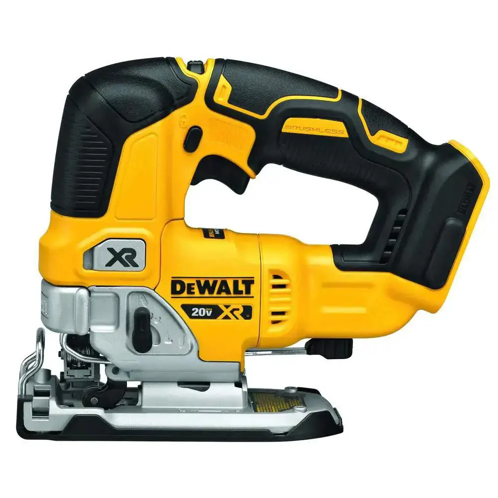 Cordless Jig Saw With Brushless Motor, 3,200 Blade Speed, LED Work Light, Variable Speed Trigger, Compact Grip, 20V Max XR Bare Tool Only, Ideal For Wood, Plastic, Metal Projects And DIY Pros