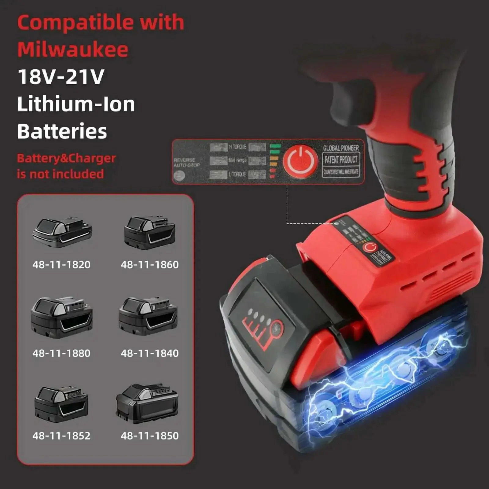Cordless Metal Cutter With Rotating Head, Heavy Duty 221 Ft Lbs Torque Metal Shears for Cutting Stainless Steel, Iron and PVC, Built To Crush Through Tough Metal, Works With 21V Max Batteries, Battery Not Included, Ergonomic Grip - Image 6