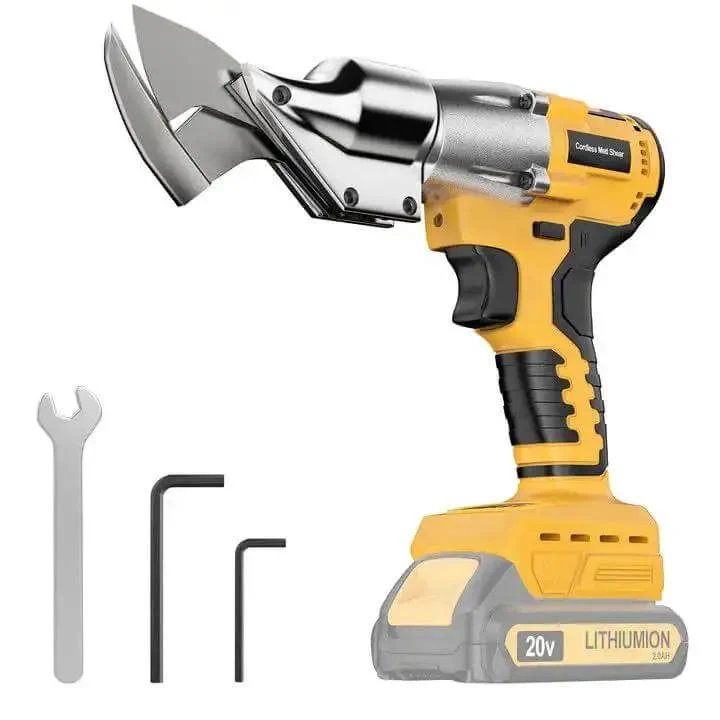 Cordless Metal Shears With 360 Degree Pivoting Head 20V Max Compatibility 221 Ft Lbs Torque Brushless Cutters For Stainless Steel Metal And Iron Beefy Beasts For Heavy Duty Sheet Cutting Tool Only