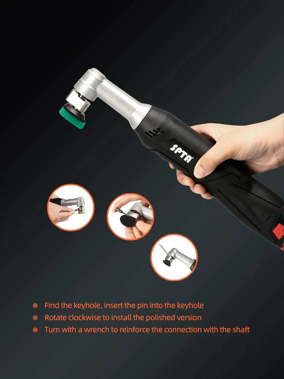Cordless Mini Car Polisher 12V Micro Random Orbital Buffer For Polishing Sanding And Cleaning Your Vehicle Lightweight Scratch Killer For A Flawless Paint Finish - Image 7