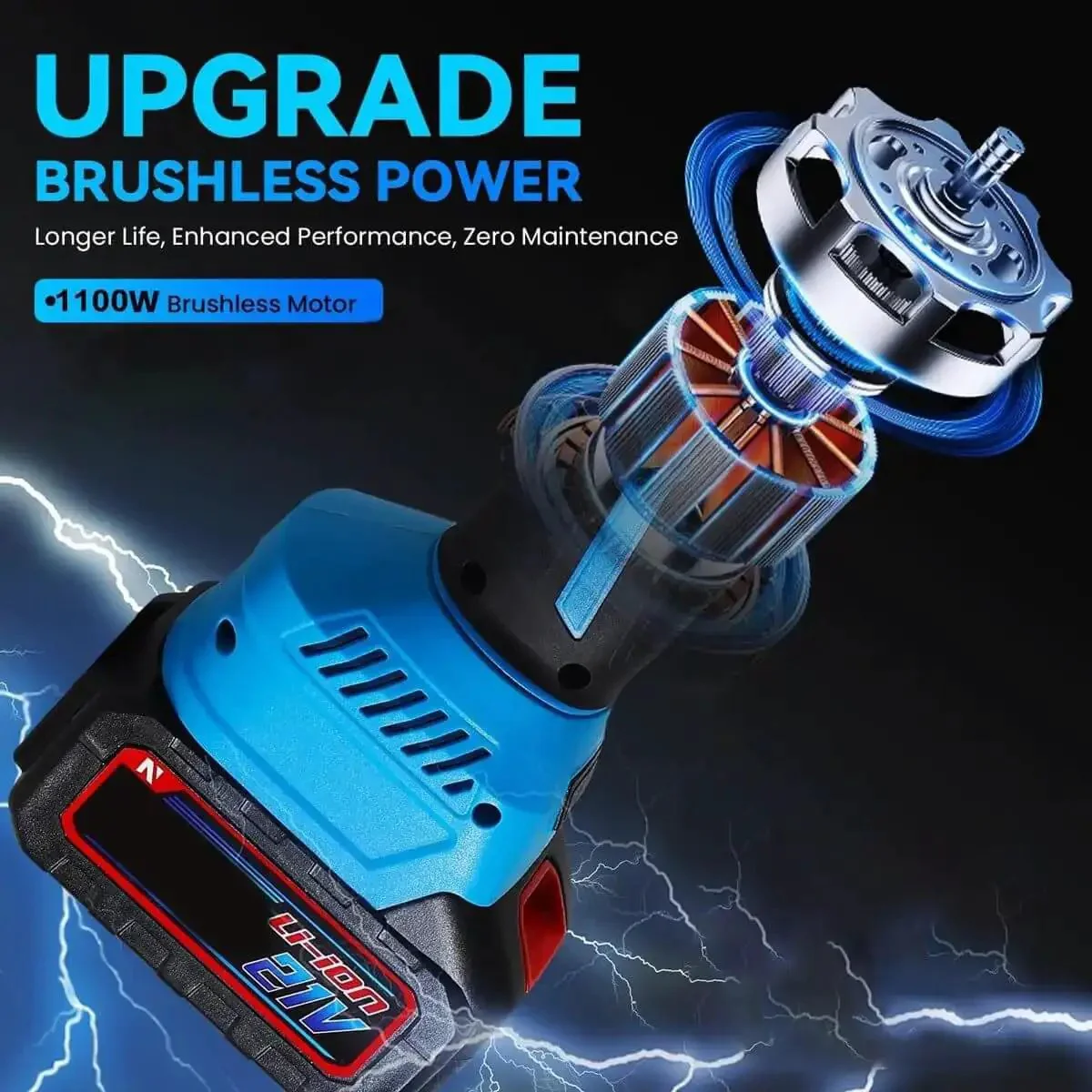 Cordless Pipe Polisher Sander Adjustable Speed Rechargeable Grinder For Metal And Plastic Tubes 4 Roller Design A Handy All In One Tool For Rust Removal Grinding Polishing Brushing And Mirror Finish On Stainless Steel Aluminum Iron Plastics And Wood - Image 6