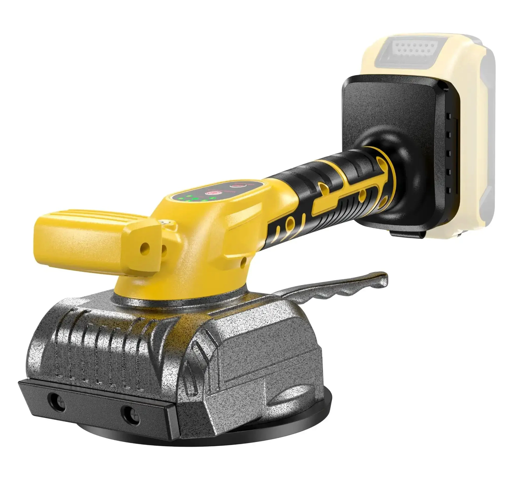 Cordless Tile Vibration Tool With 5 Speed Settings For Leveling Floors And Walls, 20V Battery Compatible, Suction Cup Leveling Machine With Bubble Level Gauge, Lock Design, Tool Only, Battery Not Included