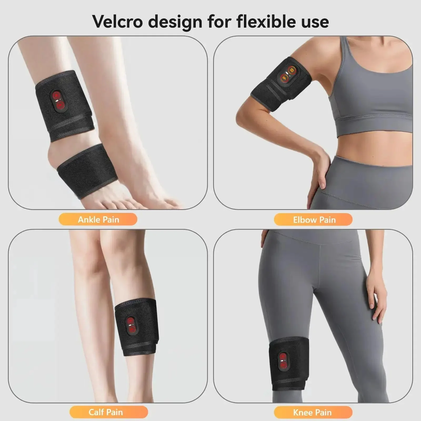 Cordless Wrist Hand Heating Pad Massage For Carpal Tunnel Relief With 3000mAh Battery And Vibration Must Have All Day Relief Adjustable Heat Settings Heat Wrap For Hand Arthritis Pain Relief And Wrist Pain Lifesaver Gift For Mom And Dad - Image 5