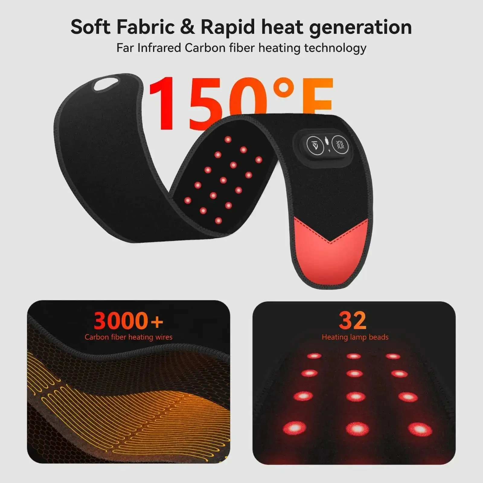 Cordless Wrist Hand Heating Pad Massage For Carpal Tunnel Relief With 3000mAh Battery And Vibration Must Have All Day Relief Adjustable Heat Settings Heat Wrap For Hand Arthritis Pain Relief And Wrist Pain Lifesaver Gift For Mom And Dad - Image 6