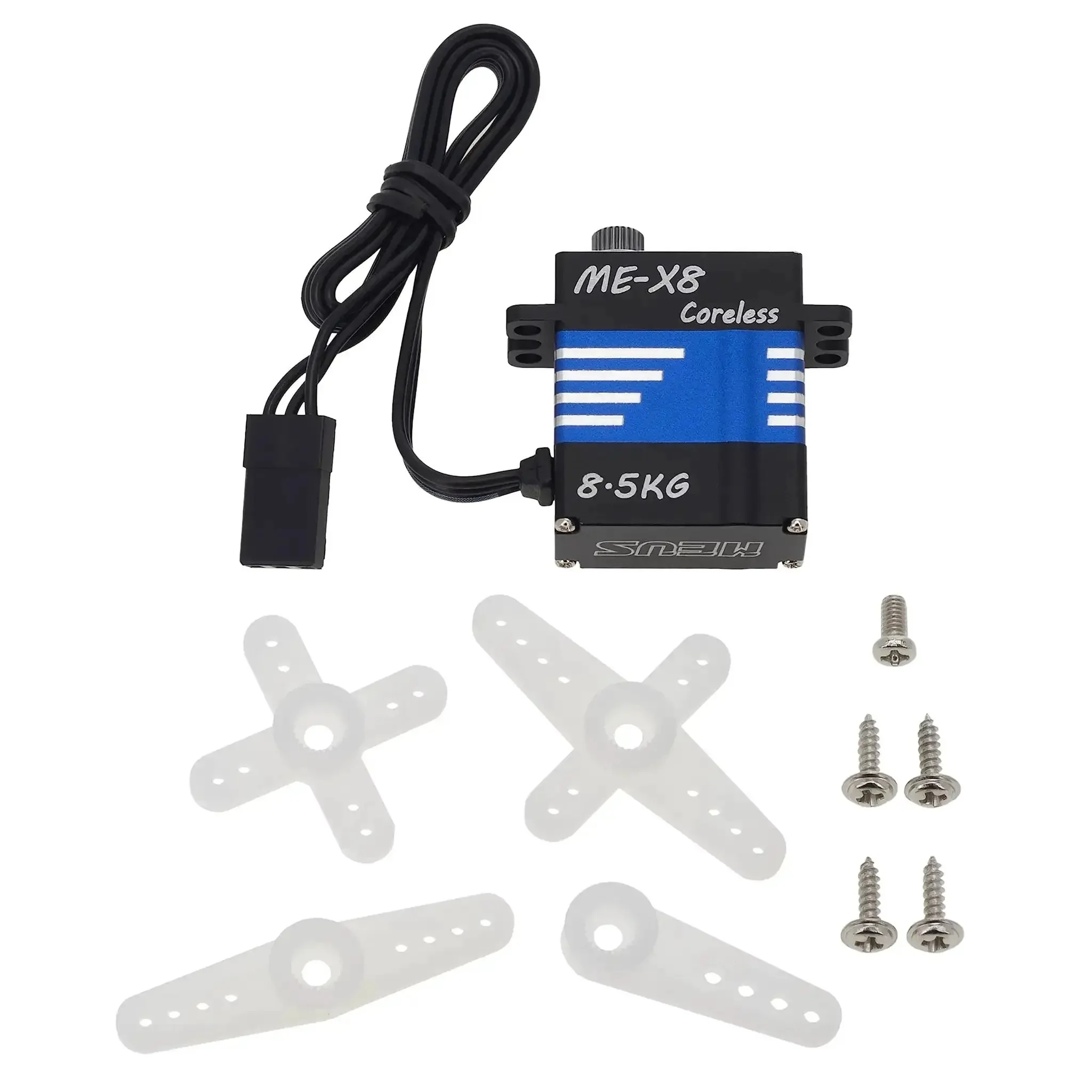 Coreless RC Micro Servo 8.5KG High Torque For SCX24 TRX4M SCX10 TRX4 1/24 1/18 1/10 1/8 RC Crawlers 6-8.4V Beefy Metal Gears For Stable Power And Accurate Steering - Image 4