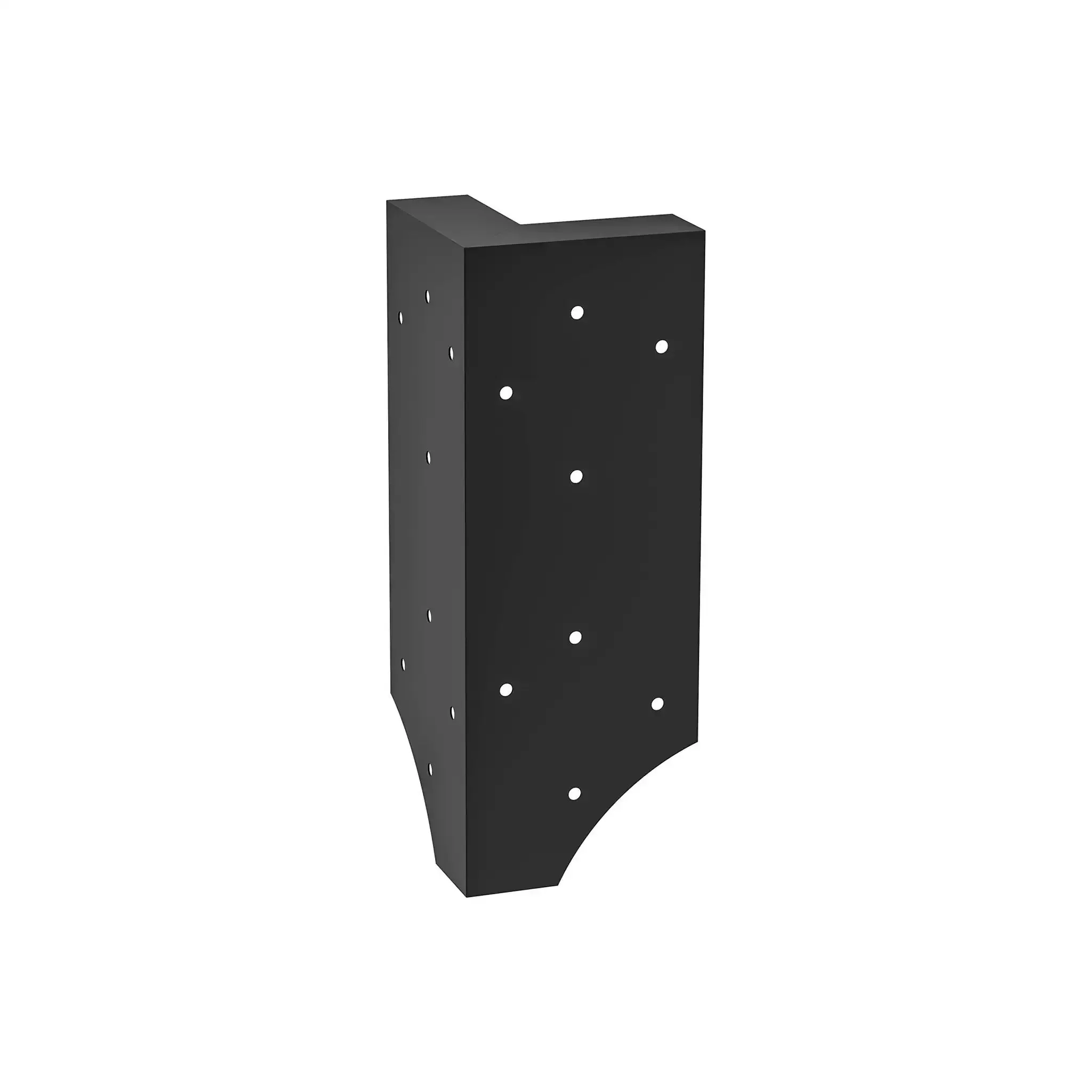 Corner Brackets For Raised Garden Beds With Securing Lip No Fuss DIY Garden Build, Fits 2x12 Lumber, Set Of 4, Rust Resistant Powder Coated Steel, Black - Image 4