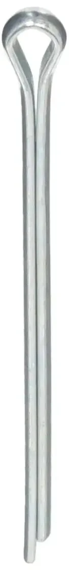 Cotter Pin 3 Inch Long Five Thirty Second Inch Diameter Extended Prong Heavy Duty Zinc Plated 100 Pack For Quick Insertion And Secure Fastening In Automotive Machinery And DIY Projects No Fuss Fix