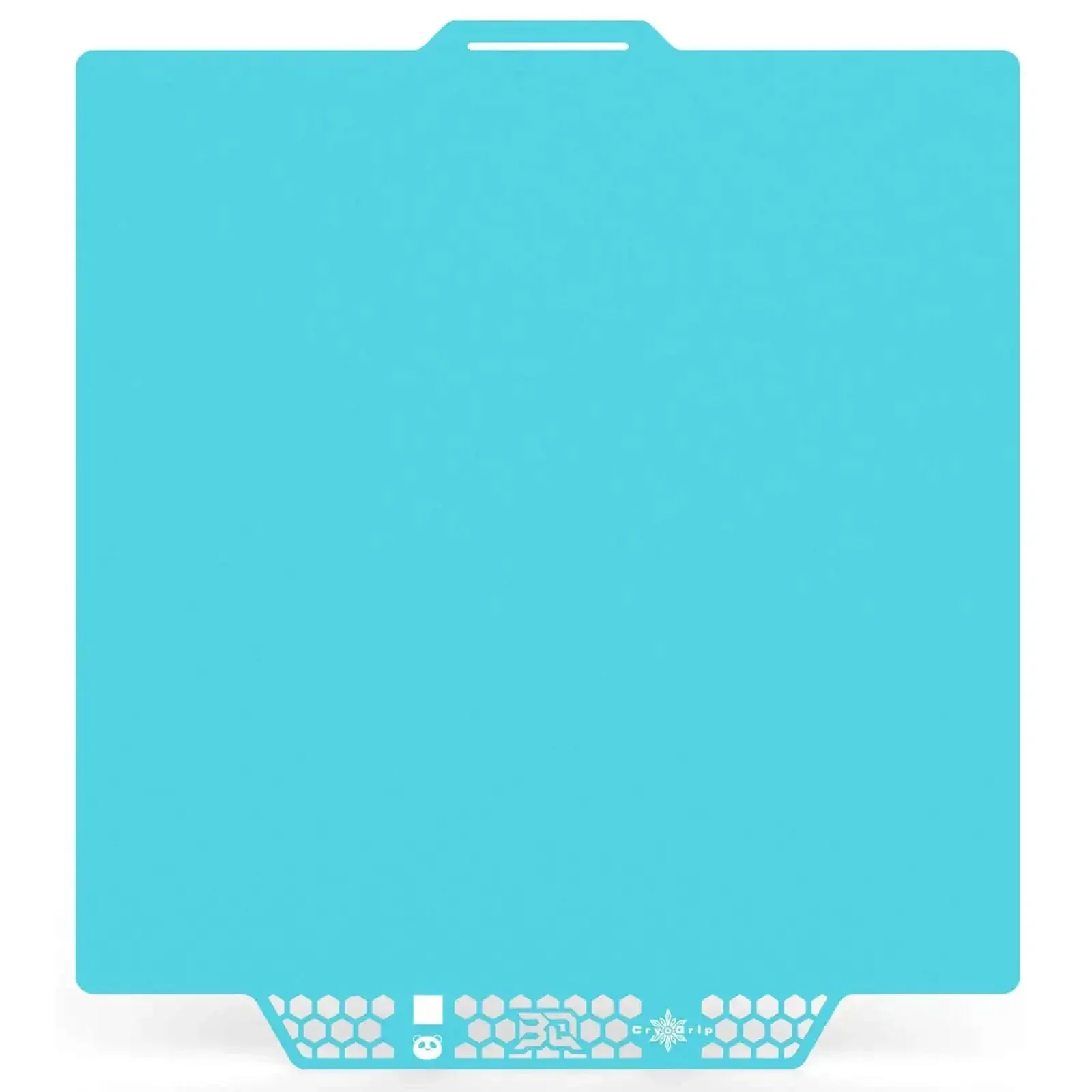 CryoGrip Pro Glacier Panda Double Sided Build Plate For Bambu Lab P2S P1S P1P X1C X1E A1 3D Printers With Dope First Layer Adhesion Fine Textured Spring Steel 257x257mm 1 Piece