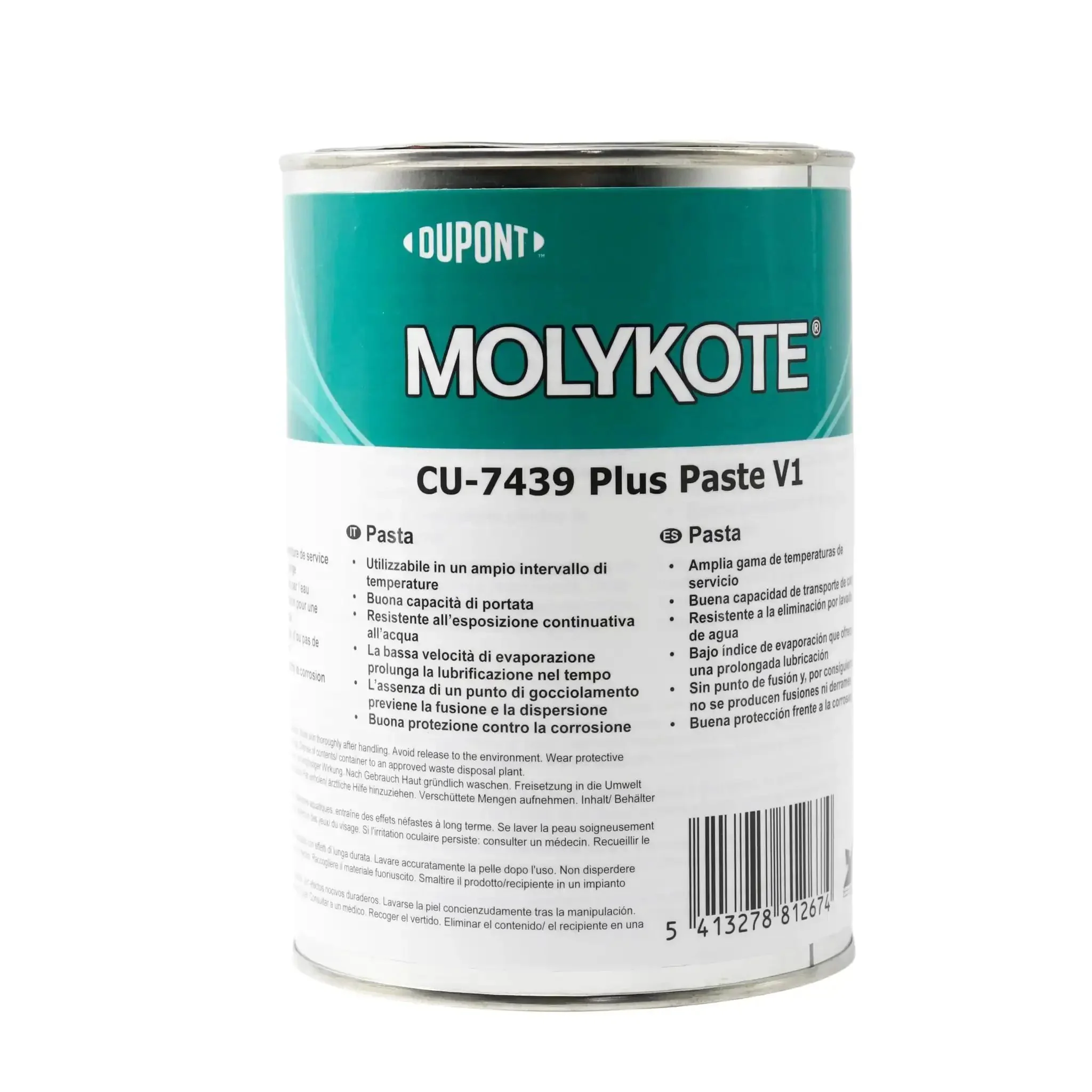 Cu 7439 Plus Paste V1 1Kg Heavy Duty Copper Solid Workhorse Lubricant For High Load Machinery And High Temperature Environments, Anti Seize Paste For Metal Surface Adhesion, Corrosion Resistance, Long Lasting Performance