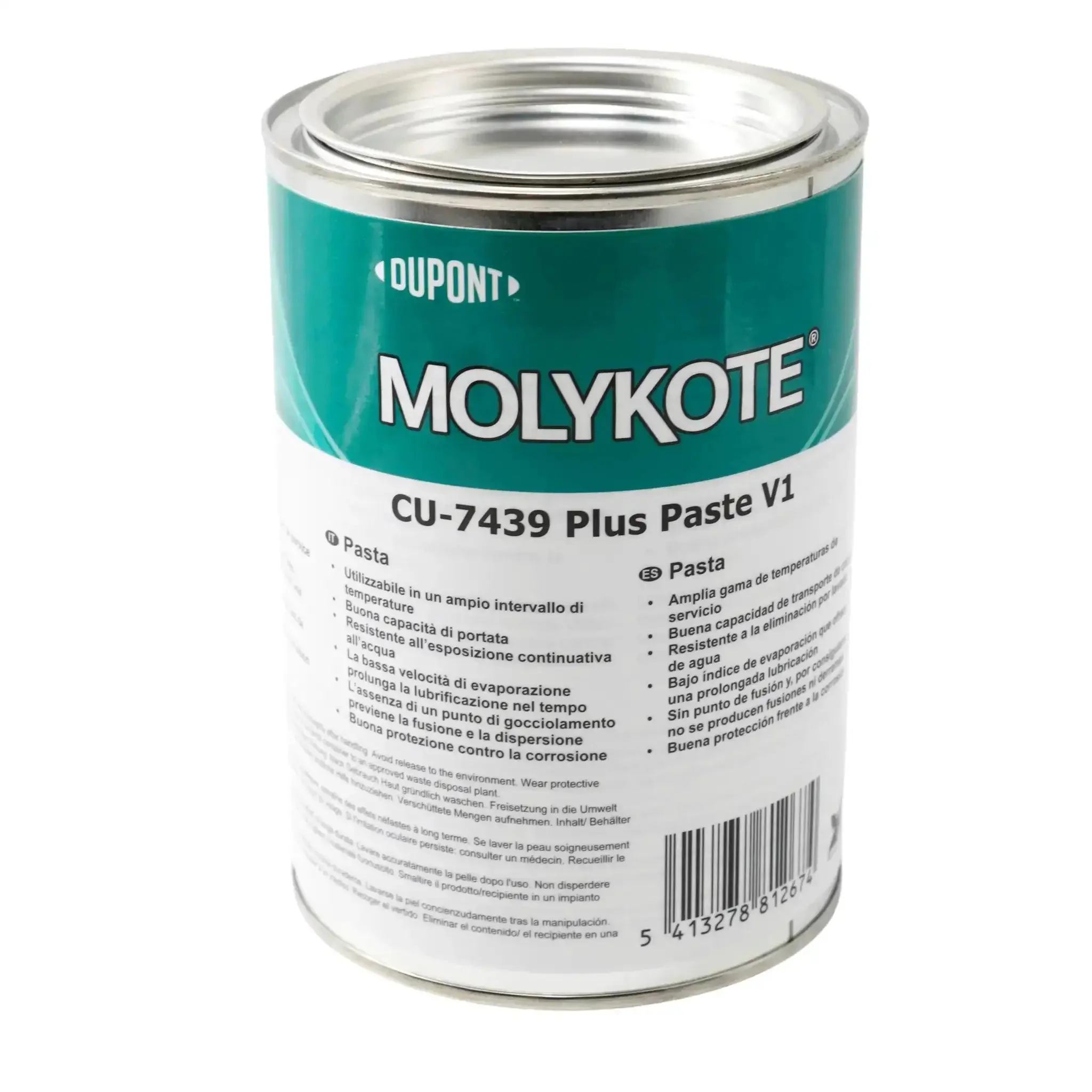 Cu 7439 Plus Paste V1 1Kg Heavy Duty Copper Solid Workhorse Lubricant For High Load Machinery And High Temperature Environments, Anti Seize Paste For Metal Surface Adhesion, Corrosion Resistance, Long Lasting Performance - Image 2