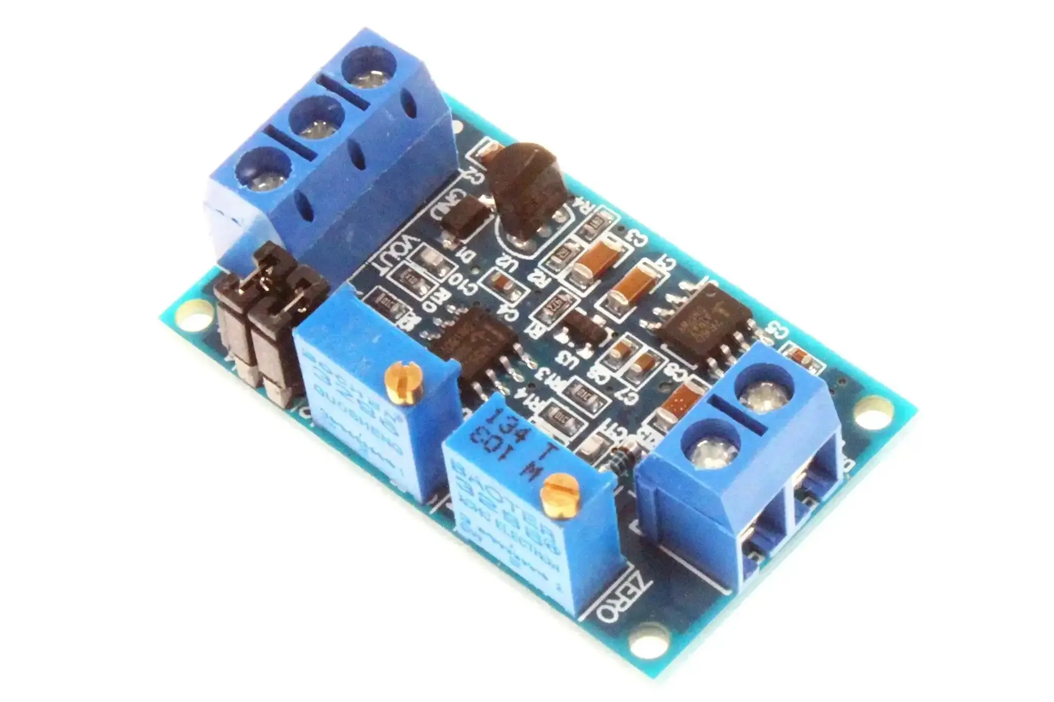 Current To Voltage Converter Module For 4-20mA And 0-20mA Signals With 0-3.3V 0-5V And 0-10V Output Options Amp To Volt Transmitter Board Plug And Play Wide 7 To 36V Power Ideal For Industrial Signal Conversion And Long Distance Transmission - Image 4
