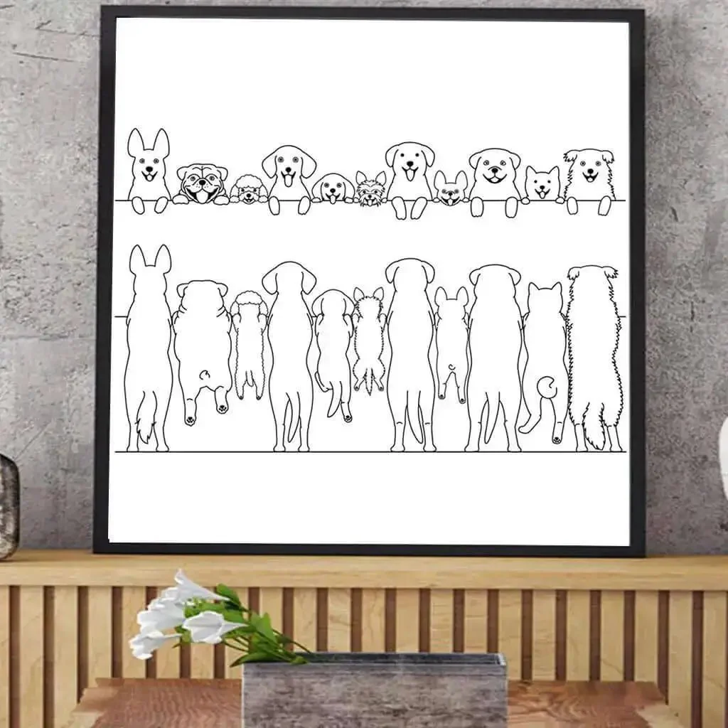 Cute Dog Clear Stamp And Die Set For Card Making And Scrapbooking Silicone Stamp With Carbon Steel Dies For Embossing And Photo Album Decor Dope TPR Stamp That Adheres To Any Acrylic Block And Stays Bright - Image 7
