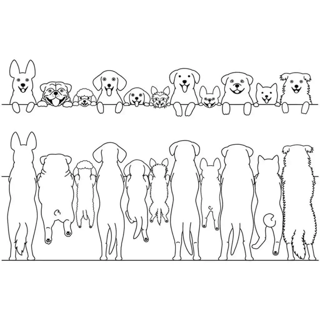 Cute Dog Clear Stamp And Die Set For Card Making And Scrapbooking Silicone Stamp With Carbon Steel Dies For Embossing And Photo Album Decor Dope TPR Stamp That Adheres To Any Acrylic Block And Stays Bright - Image 8