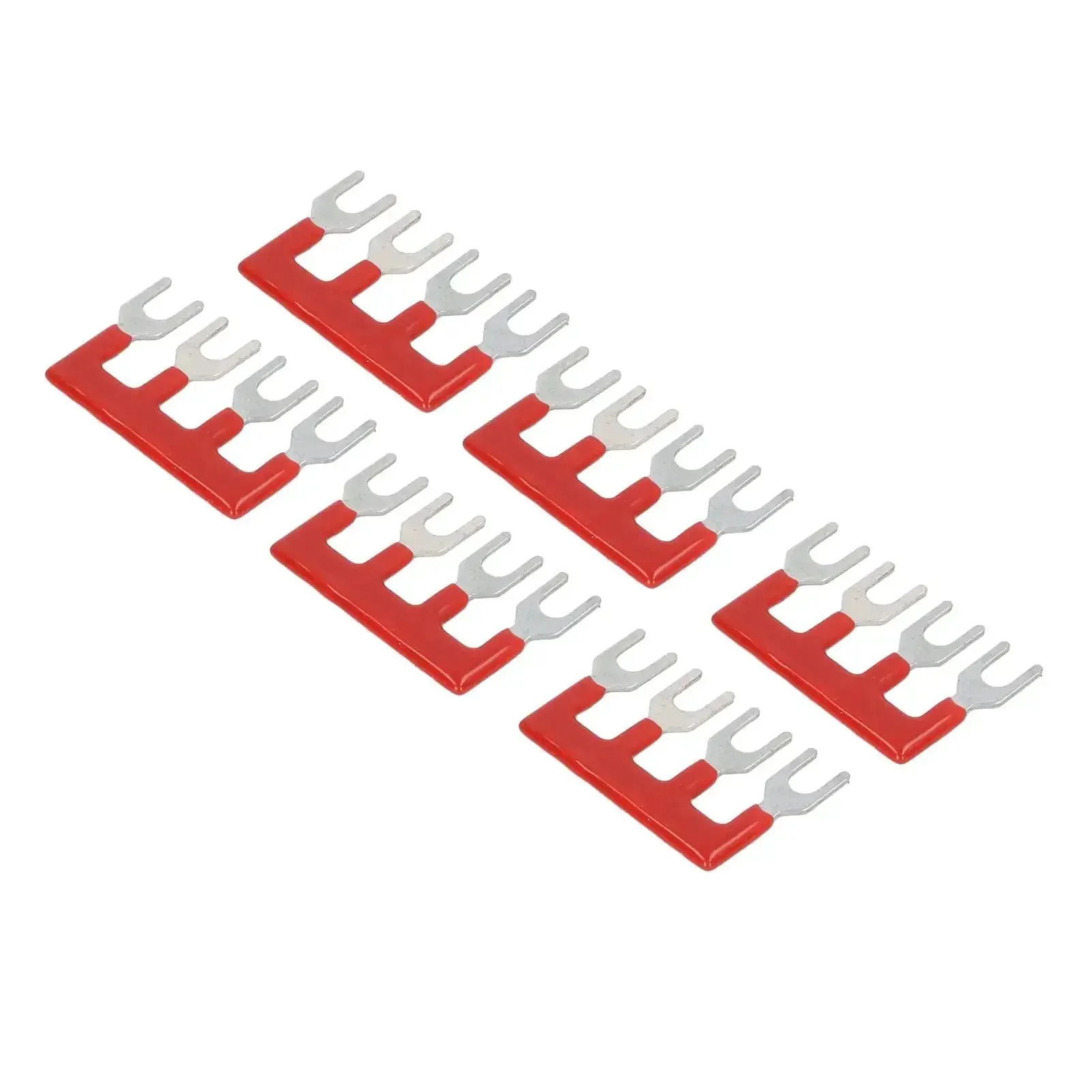Cuttable Fork Type Jumper Block Terminal Strips 100V 15A Pack Of 15 With PVC Flame Retardant Shell Premium Copper Conductor No Sweat Wiring And Secure Connections For Wide Applications TB1504 - Image 3