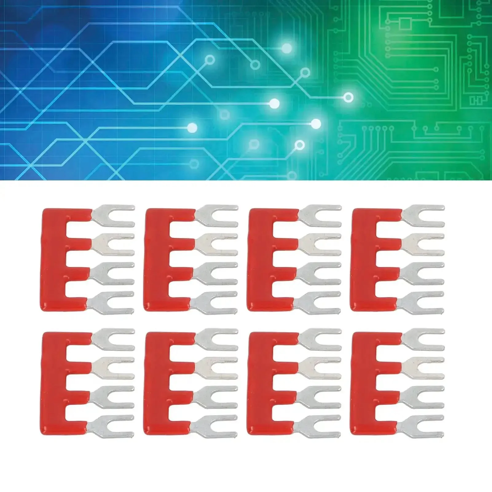 Cuttable Fork Type Jumper Block Terminal Strips 100V 15A Pack Of 15 With PVC Flame Retardant Shell Premium Copper Conductor No Sweat Wiring And Secure Connections For Wide Applications TB1504 - Image 7