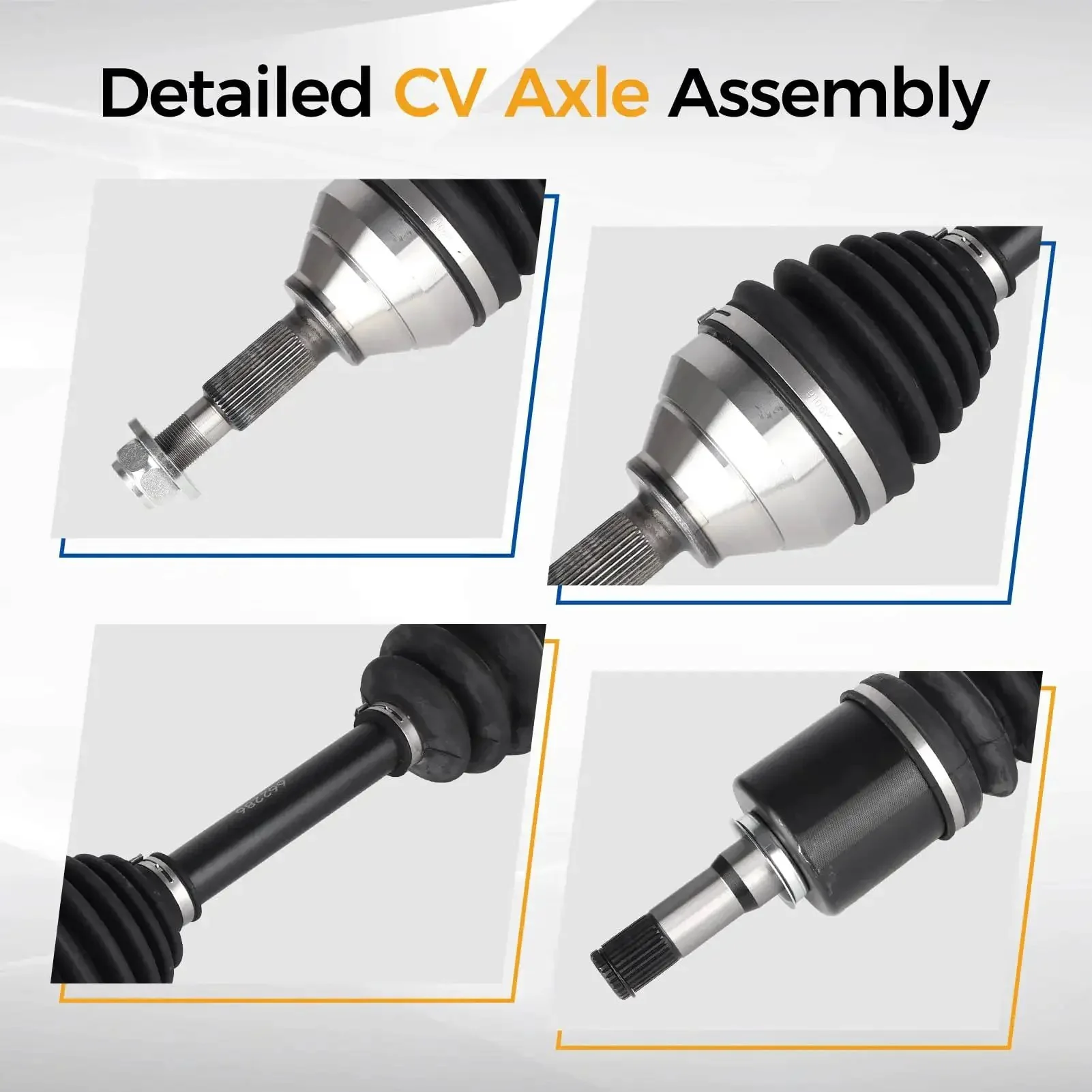 CV Axle Assembly 662286 For 2011 2019 Ford Explorer And 2013 2019 Police Interceptor Utility Front Left Driver Side Beefed Up Durable Replacement Axle Shaft With Easy Install - Image 7