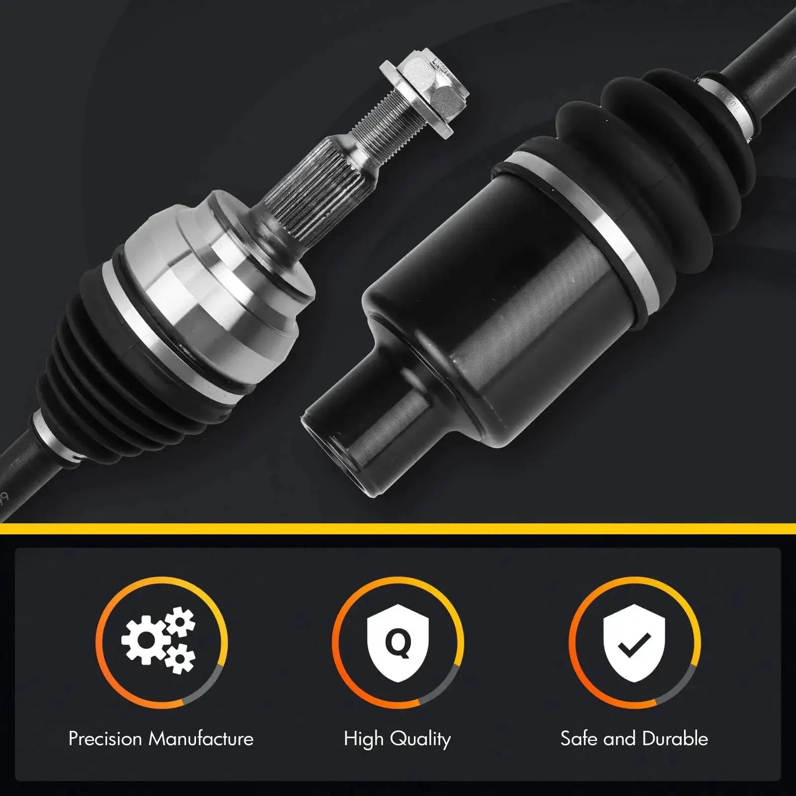 CV Axle Shaft Assembly For Dodge Ram 1500 Front 4WD 2002 2010 And 2011 Ram 1500 OE Replacement 66 3404 Drop In Ready Direct Fit Front Drive Axle Premium Quality - Image 7