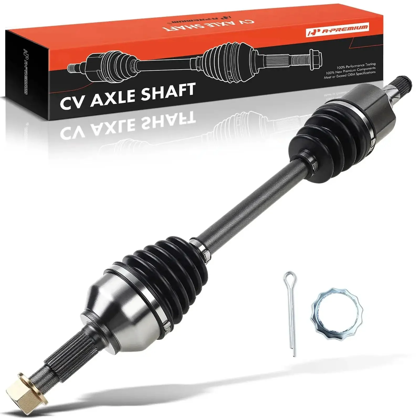 CV Axle Shaft Assembly Front Left Driver Side For Altima 2007-2013 2.5L Auto CVT, Sentra 2007-2012 Auto CVT, Rogue 2008-2013 FWD, Rogue Select 2014-2015 FWD Replacement