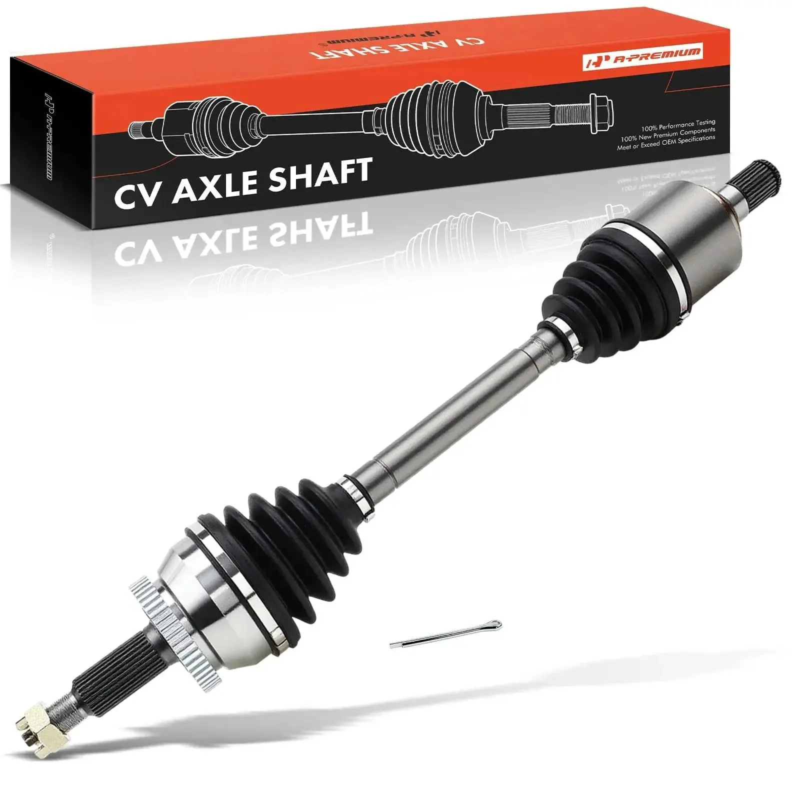 CV Axle Shaft Assembly Front Left Driver Side For Hyundai Santa Fe 2010 2012 And Kia Sorento 2011 2013 With 2.4L 3.5L Auto Transmission Plug-N-Play Ready Drop-In OE Quality Replacement