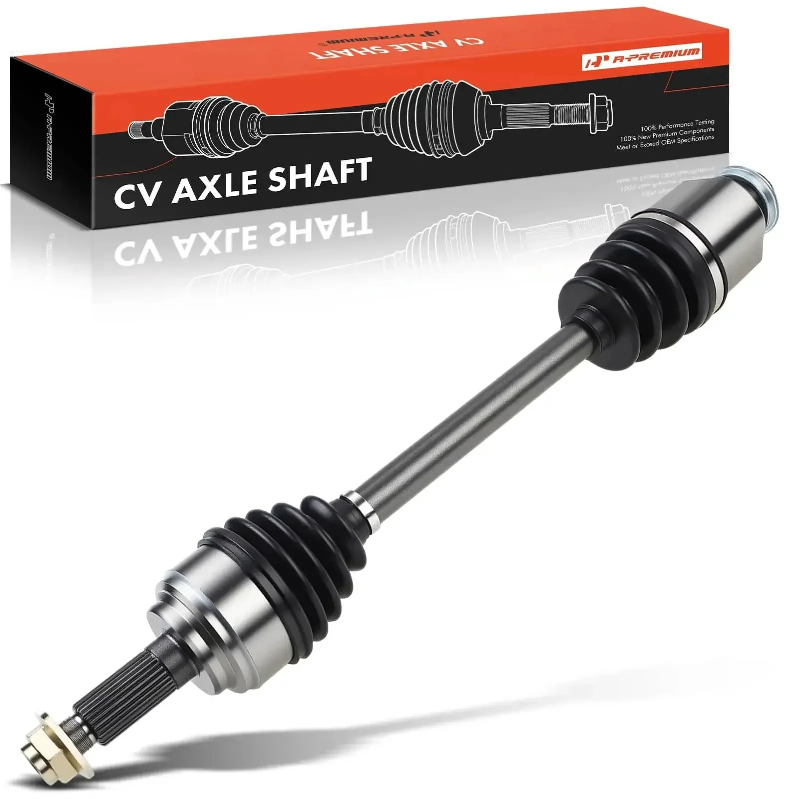 CV Axle Shaft Assembly Front Right Passenger Side OEM Grade For Ford Fusion 2006 2012 Lincoln MKZ 2012 Mazda 6 2003 2008 Mercury Milan 2.3L 2.5L Compatible Replacement Drive Shaft Solid Fit For A Smooth Ride