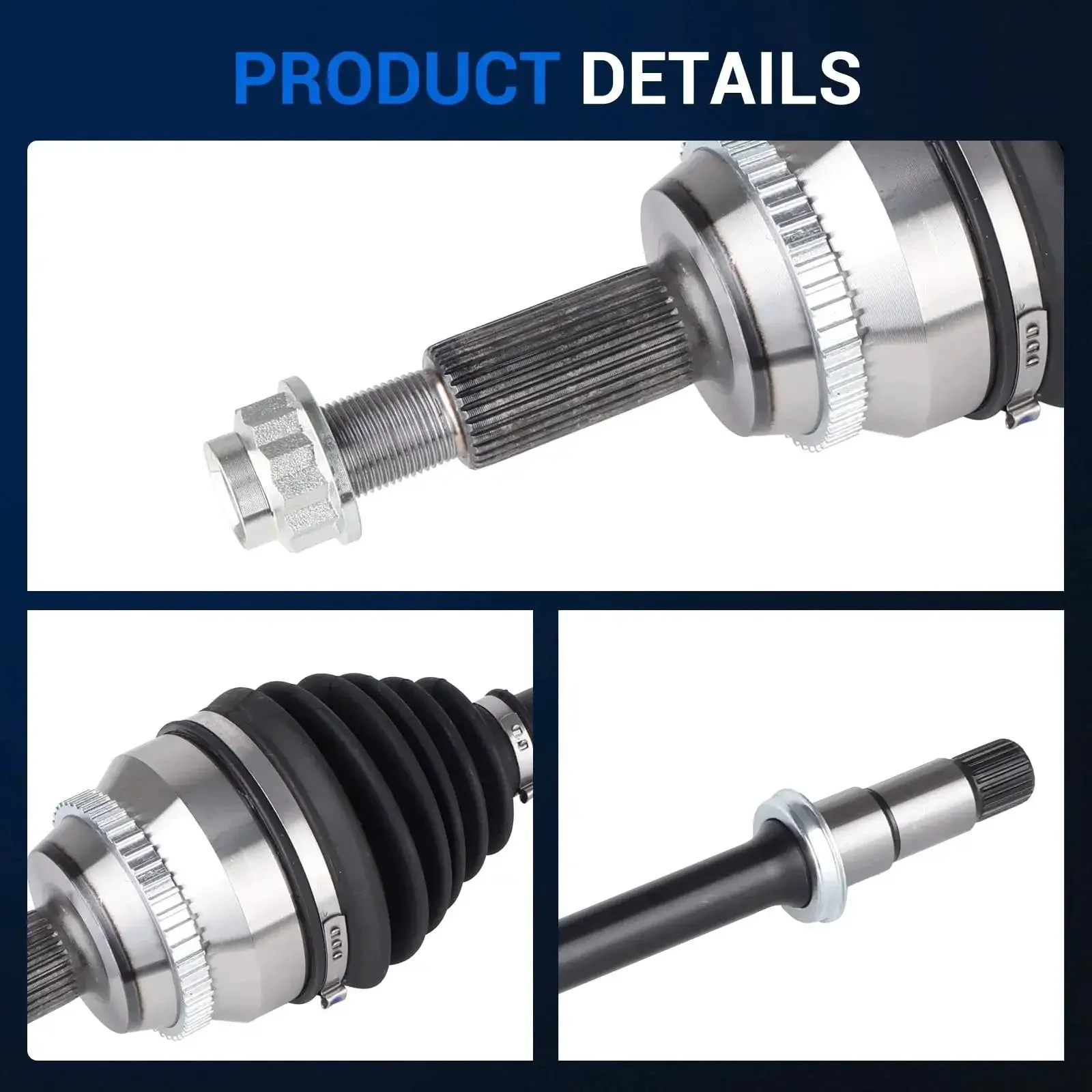CV Axle Shaft Assembly Front Right Passenger Side For Toyota Camry Avalon Highlander Solara And Lexus ES RX Models With 2.5L 3.0L 3.3L Or 3.5L Engines FWD Replacement - Image 3