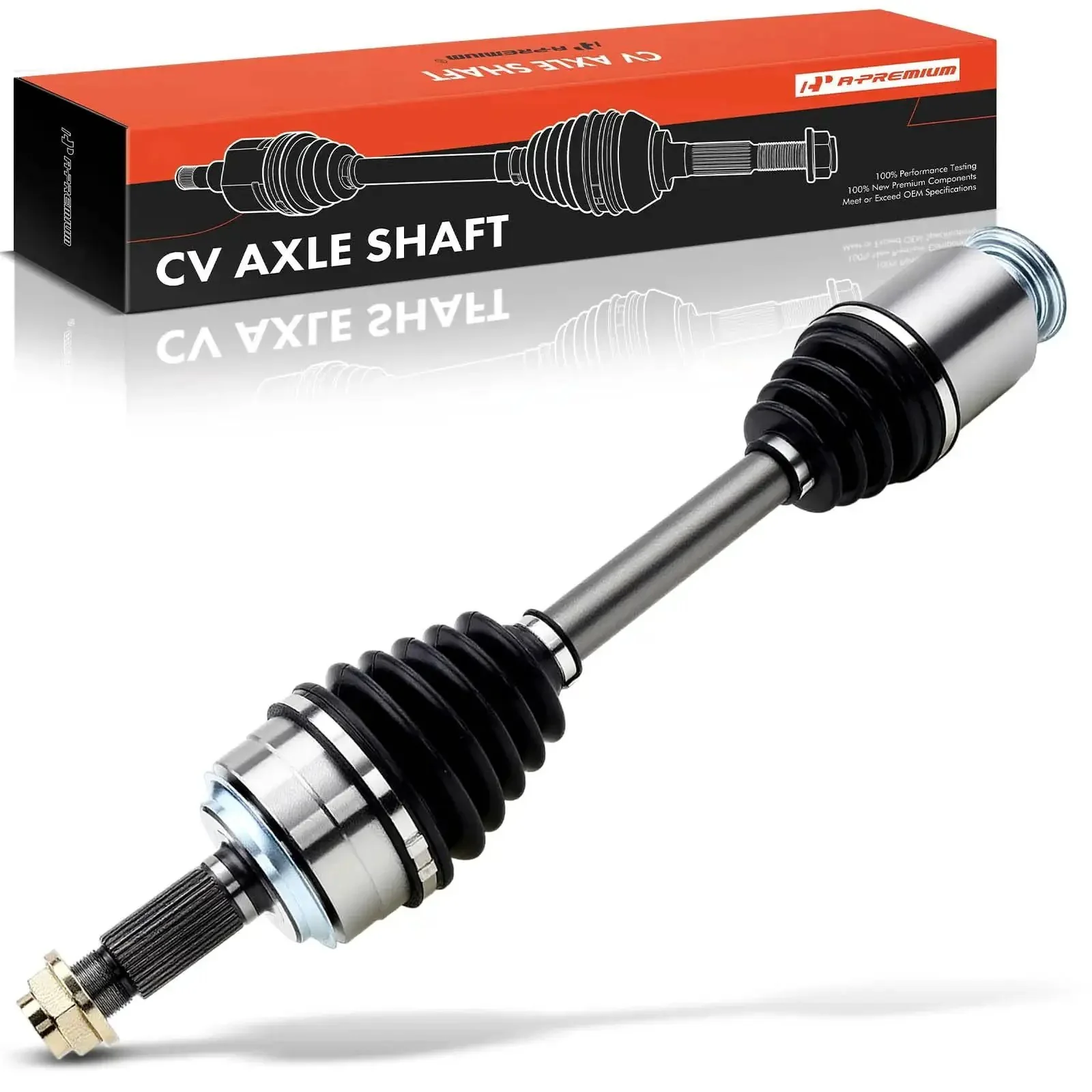 CV Axle Shaft Assembly Front Right Passenger Side For Honda CRV 2007 2008 2009 2010 2011 2012 2013 2014 2.4L L4 Replacement Axle Built For Long Lasting Strength And Quick No Hassle Install No ABS Ring Included