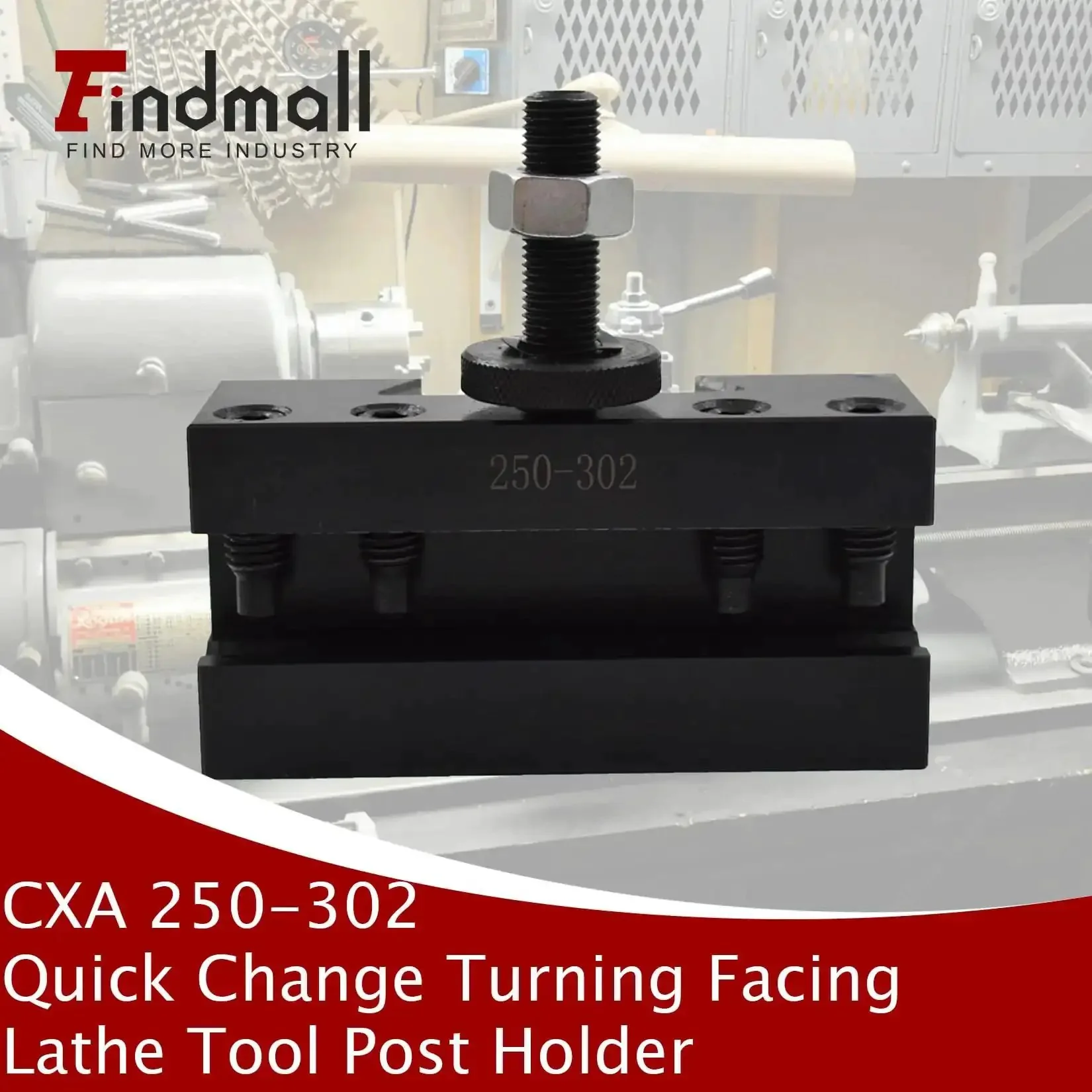 CXA 250-302 Quick Change Boring Turning Facing Holder For Steel CNC Tool Holder Fits Tool Post 250-333 And 250-300 Precision Ground And Hardened Fully Sealed Low Maintenance Pro Grade Rugged Metalworking Tool - Image 6
