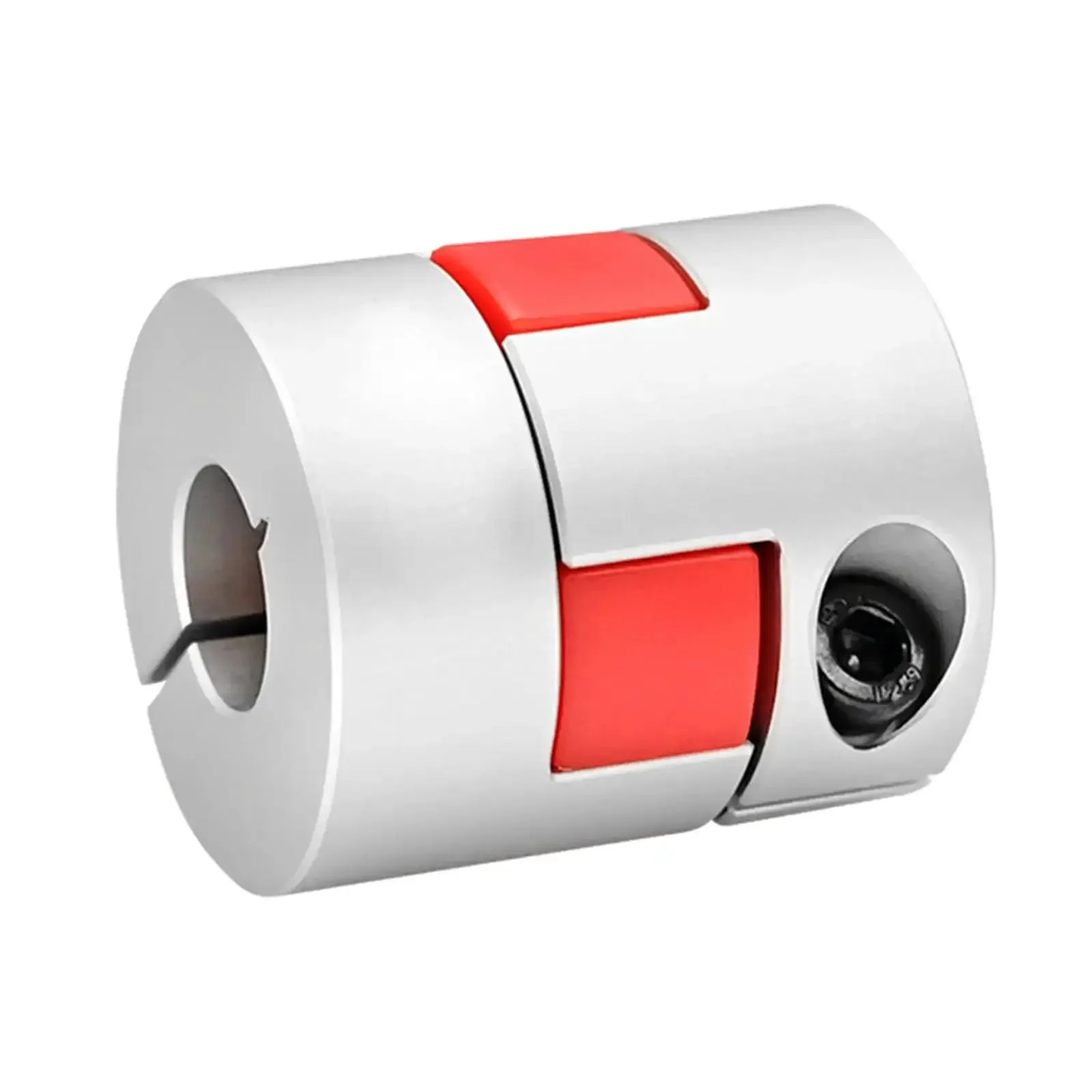 D20 X L25 Aluminum Plum Shaft Coupling 6Mm To 8Mm Bore Flexible Connector For 3D Printer CNC Machine And Servo Stepper Motors With Beefed Up Low Backlash And High Torque Plum Elastomer - Image 4