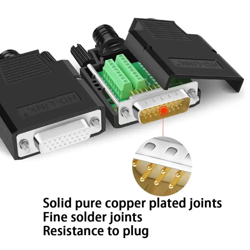 DB26 Breakout Connector Solderless RS232 D Sub 26 Pin Port Terminal Male Adapter With Pure Copper Core And Gold Plated Contacts Case Included Durable No Soldering Needed Built For Reliable Trouble Free Serial Connections - Image 6