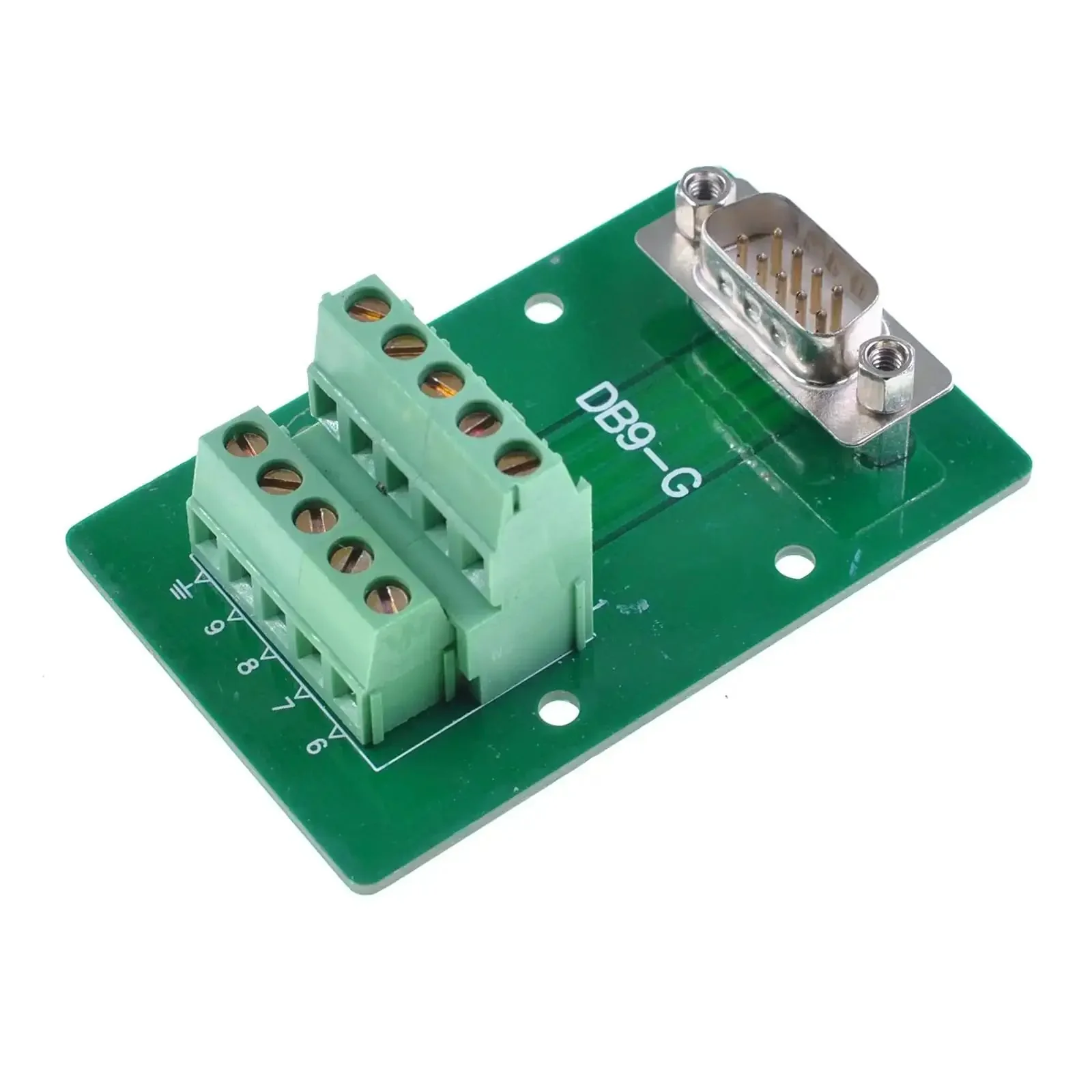 DB9 Male DIN Rail Terminal Block Module For 9 Pin D Sub RS232 Breakout Adapter With Screw Terminals No Solder Interface For PLC Control Panel Wiring Guide For Quick Setup - Image 4