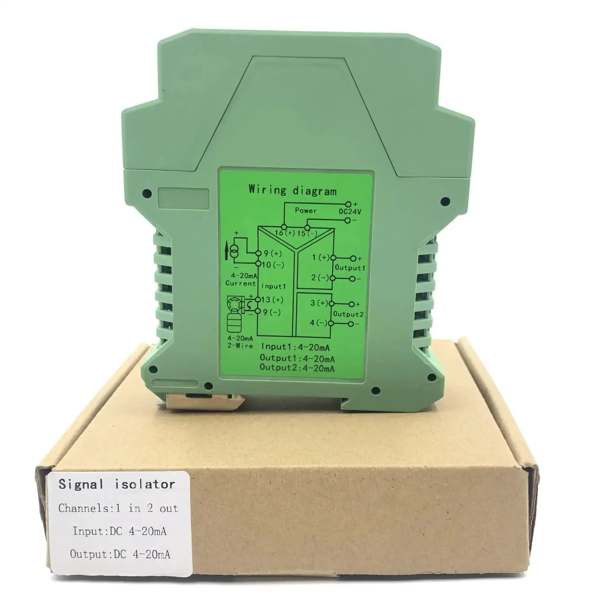 DC 24V Signal Isolator For PLC With One Input And Two Analog Outputs And 4 20 mA Signal Conditioning Module 1 In 2 Out Rail Mount Space Saving Ultra Thin - Image 5