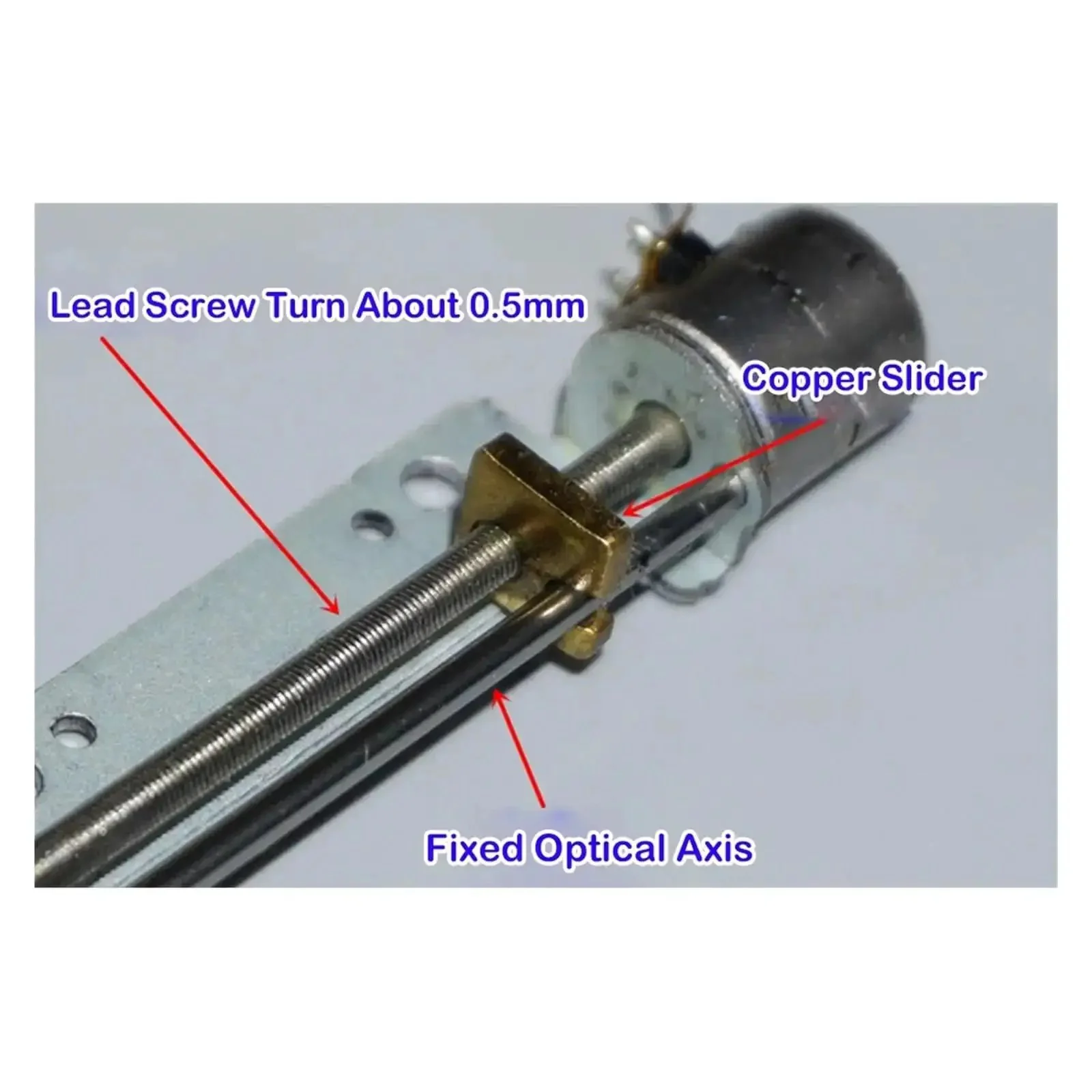 DC 5V 30mm Linear Actuator 8mm Stroke 2 Phase 4 Wire Precision Stepper Motor Screw Drive Slider Nut Lifting DIY Electronic Starter For Precise Linear Motion In Robotics And Pro DIY Automation Projects - Image 5