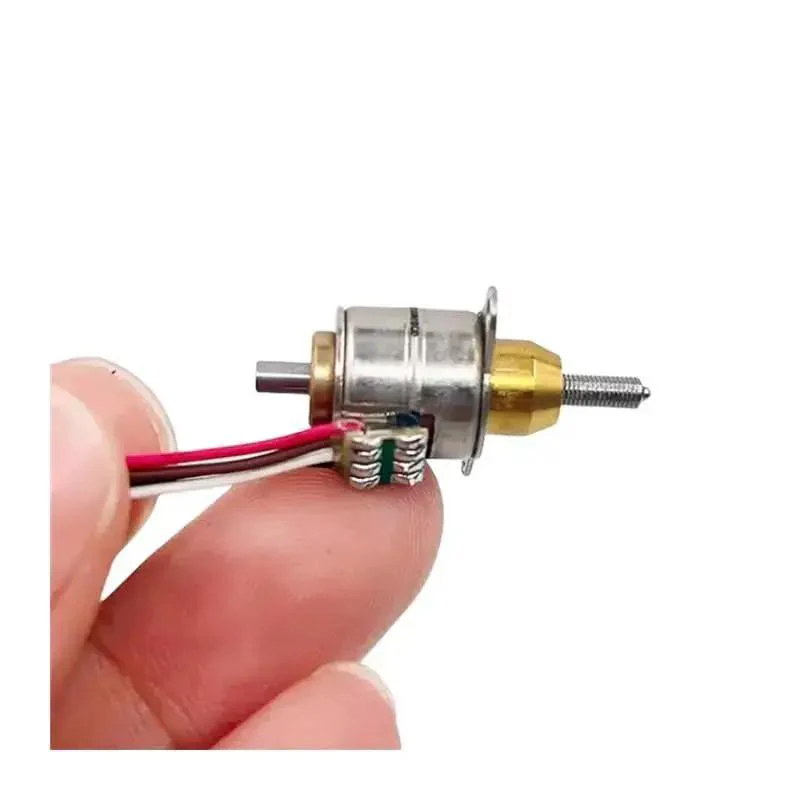 Dc 5V And 6V Precision Stepper Motor With Telescopic Linear Shaft 10mm Travel 6mm Stroke High Torque Linear Actuator For Industrial Motors And DIY Builds