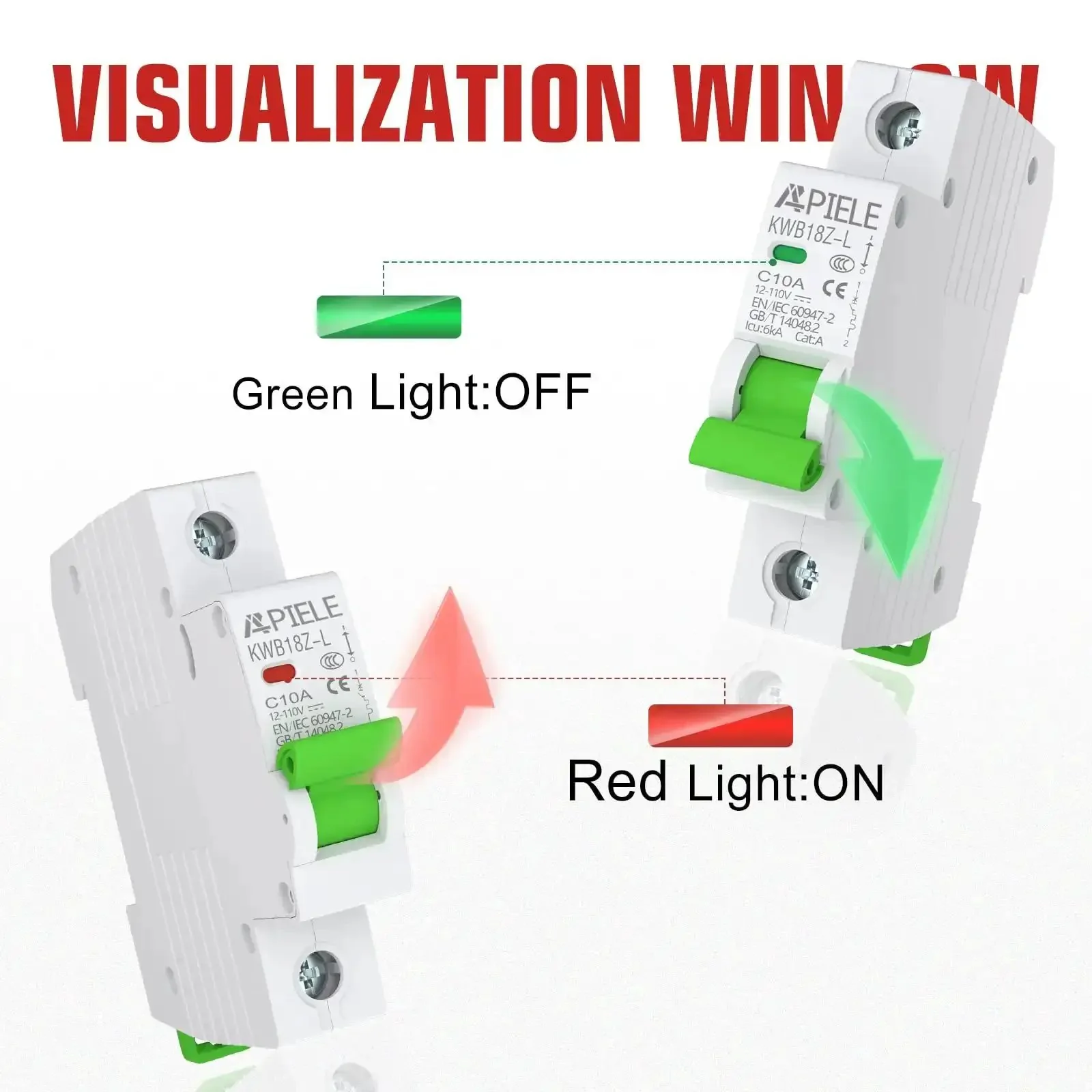 DC Circuit Breaker 12 To 110V DC 16A 1 Pole For Solar PV And Battery Power Systems DIN Rail Mount Disconnect Switch With Overload And Short Circuit Protection - Image 5